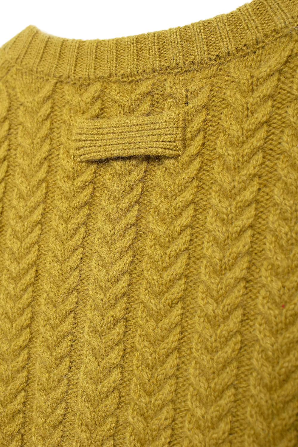 'Chloe' Cabled Knit Sweater Coat