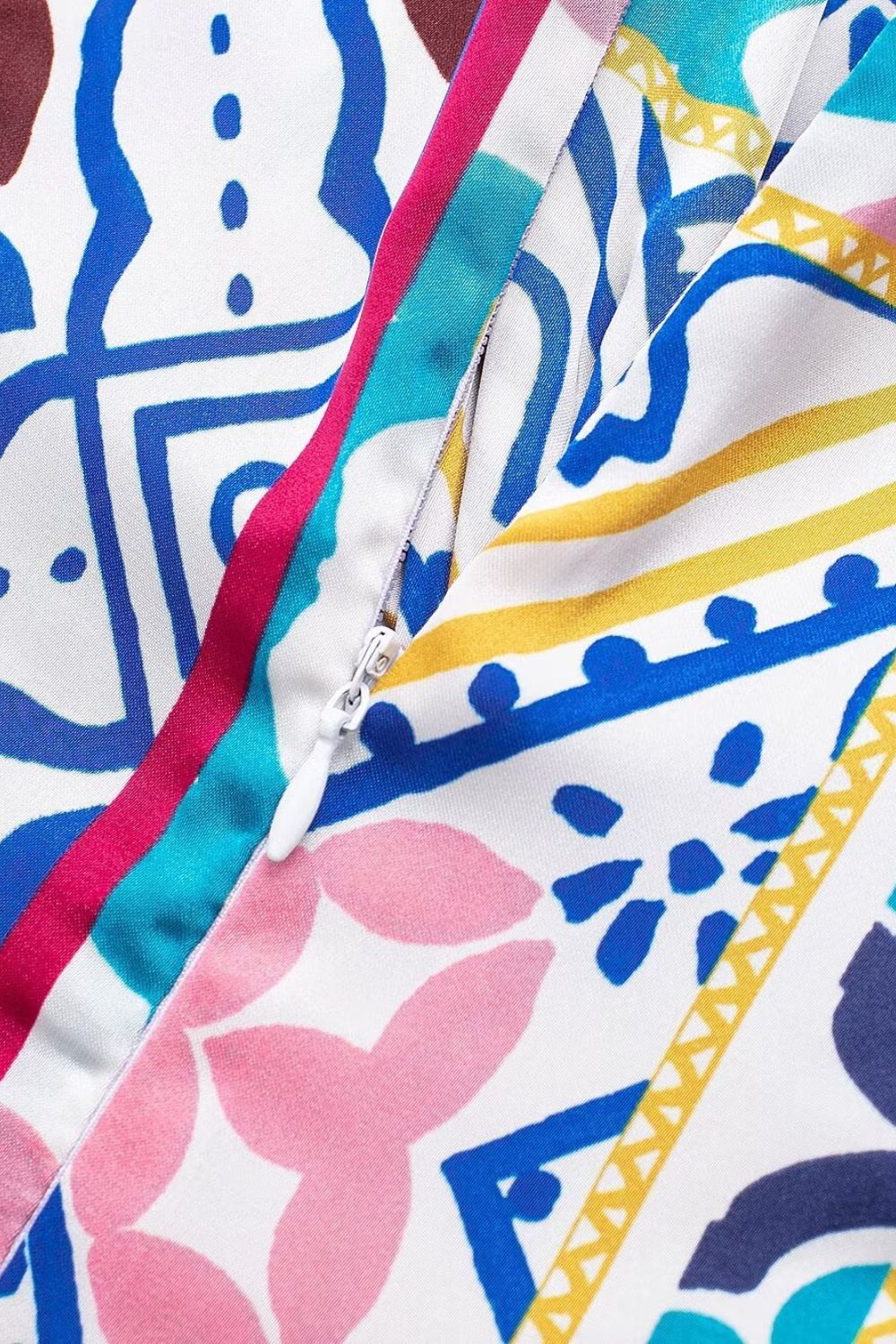 'Vera' Elegant Satin Textured Printed Jumpsuit