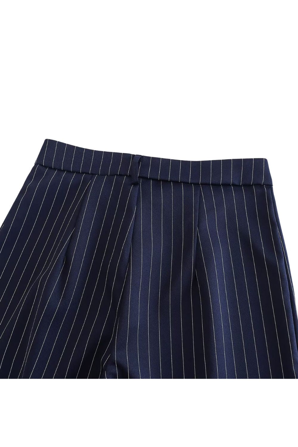 'Oksana' Stripe Open-Front Vest & Pant Set ( Sold Separately)