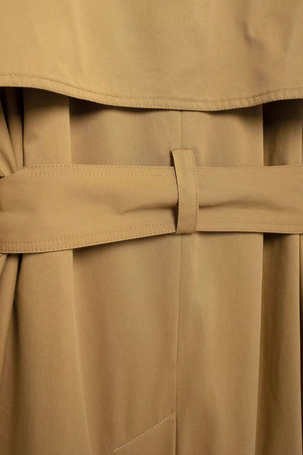 'Julia' Collared Long-Sleeve Trench Coat