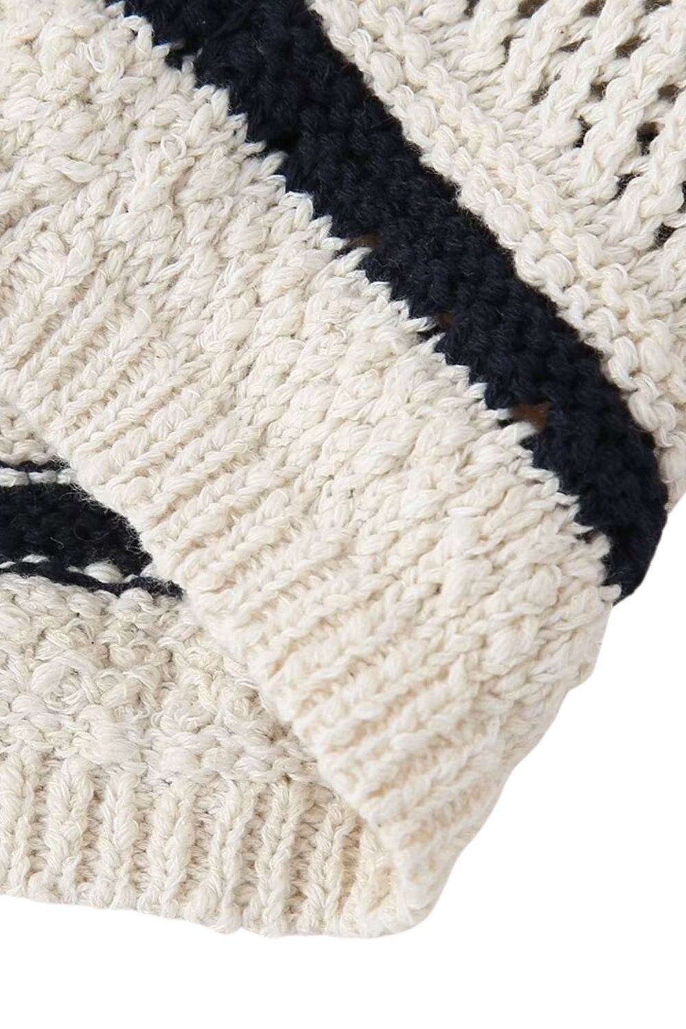 'Tatyana' Simple Striped Knit Vest Top