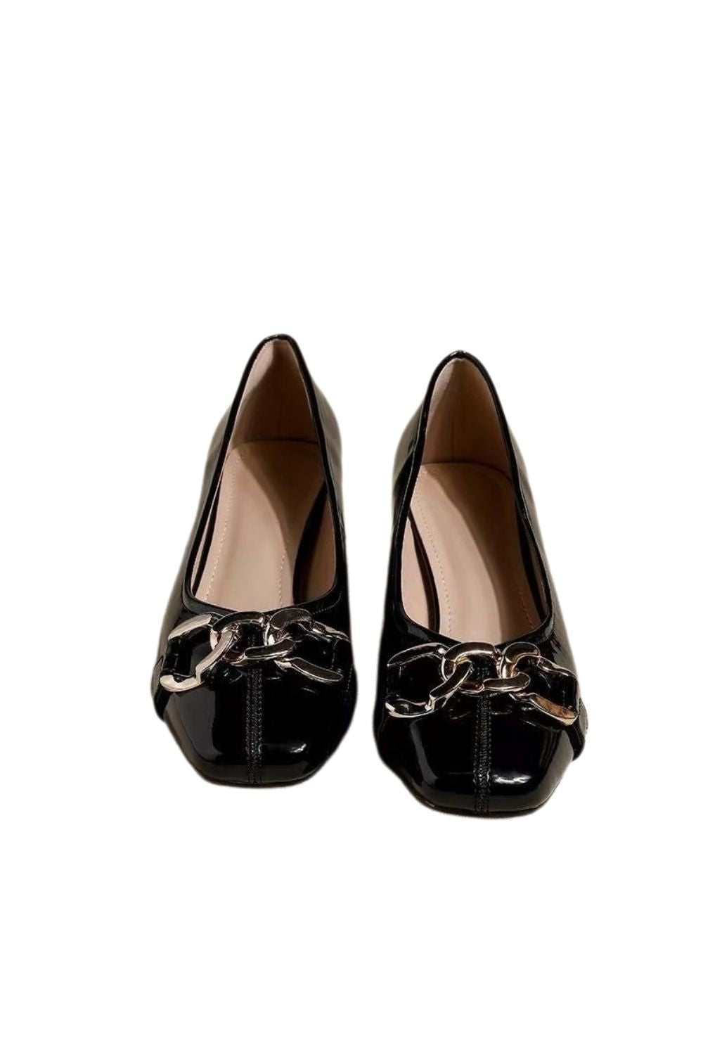 ’Amelia‘ Chunky Heel Low-Cut Pumps