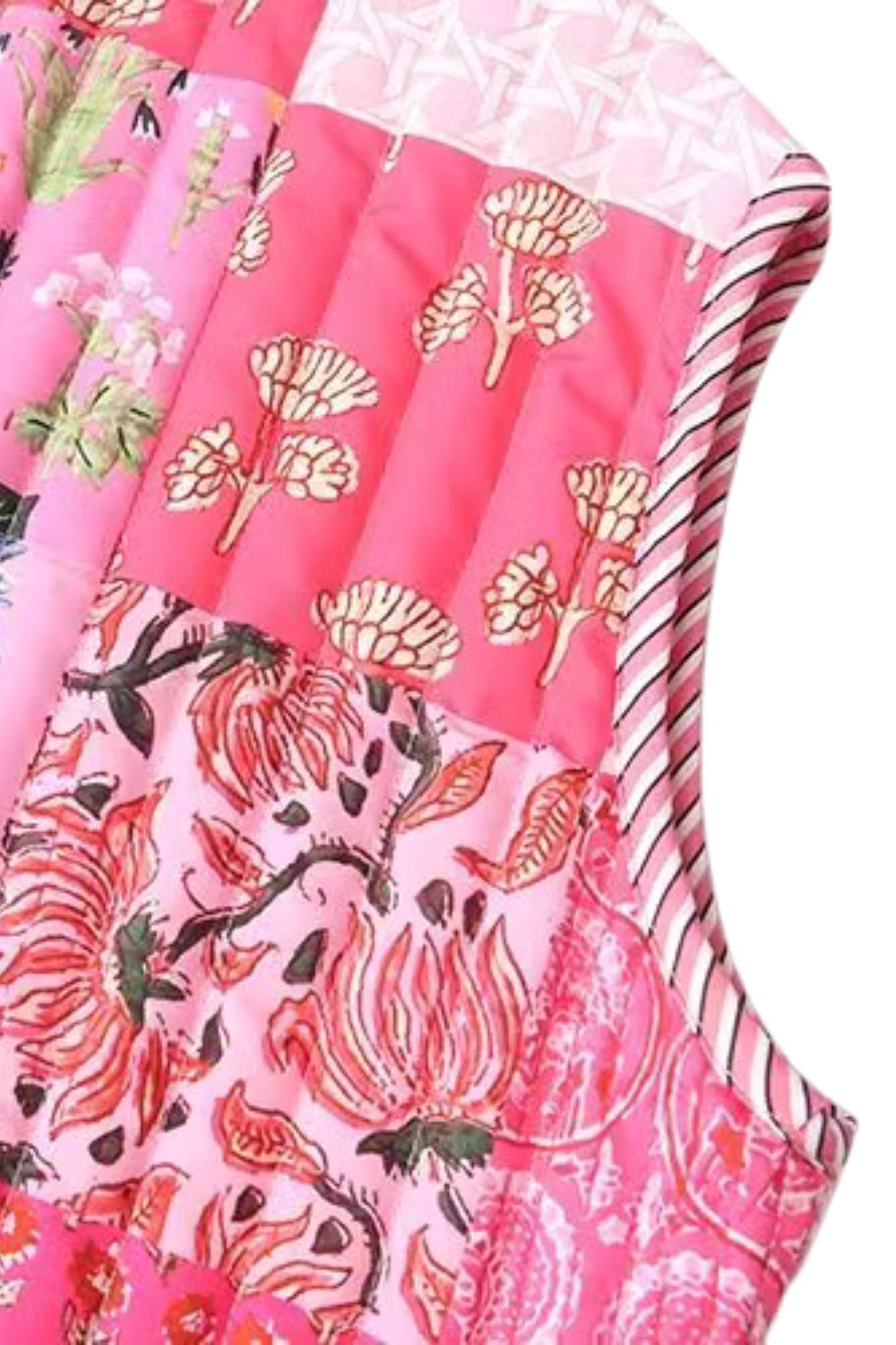 ' Kate' Printed Corduroy Cotton Vest(4 color)