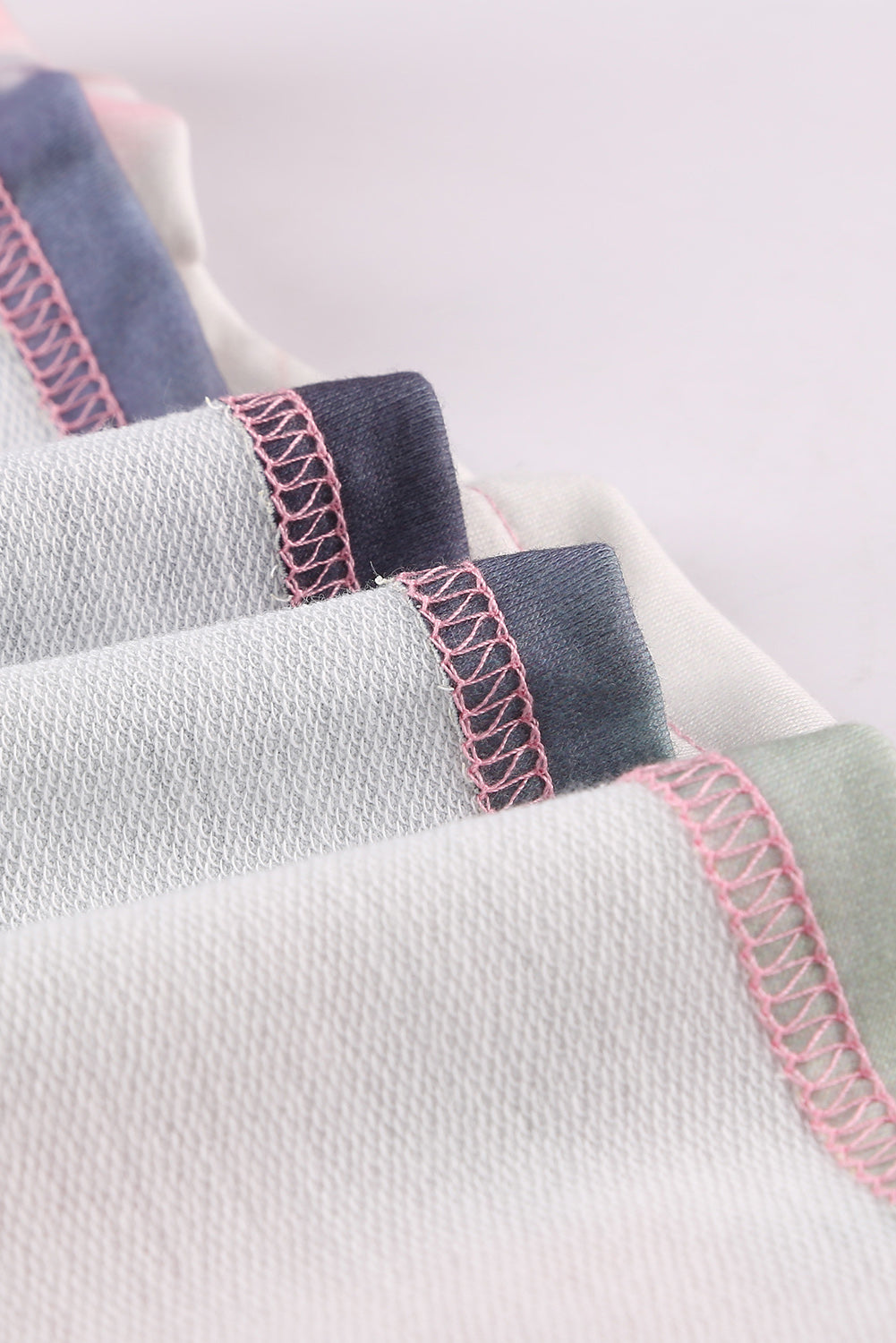 'Clora' Tie-Dye Drop Shoulder Round Neck Top