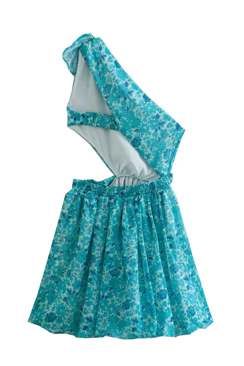 'Kayla' One-Shoulder Cutout Short Dress