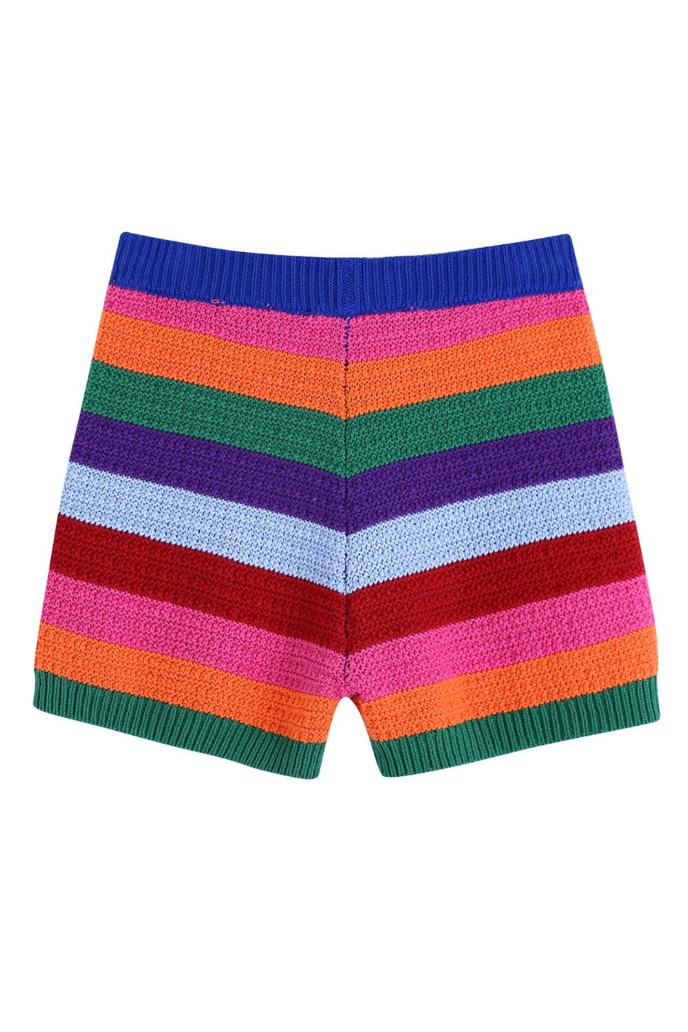 'Nola' Stripe Crochet Shorts