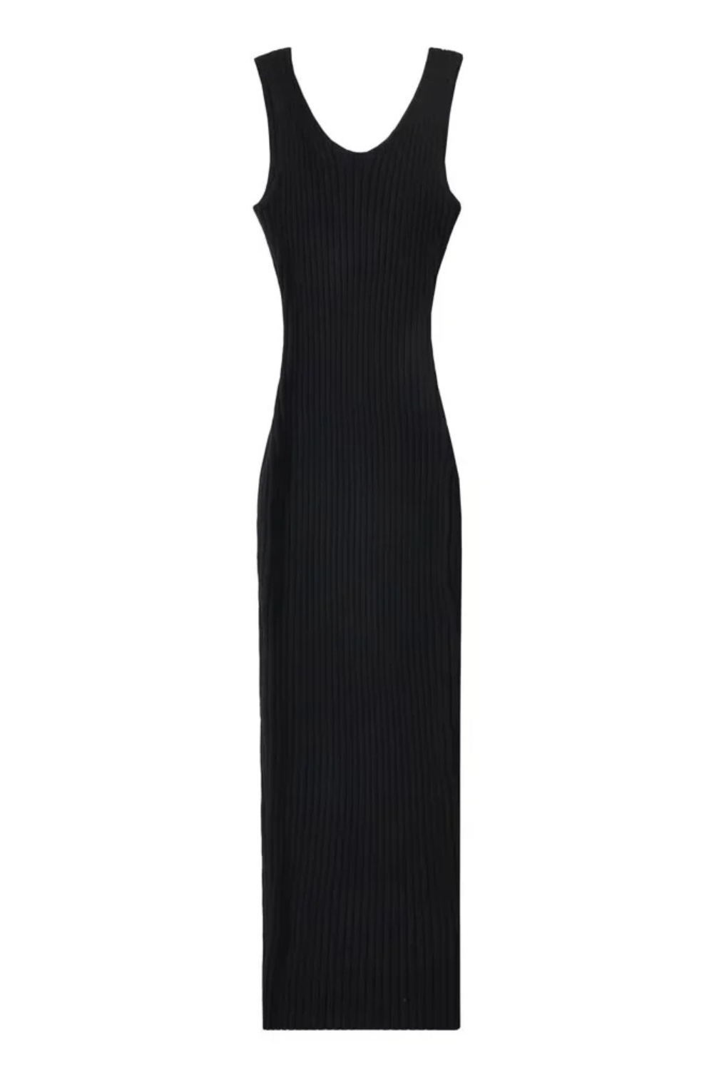 'Joyce' Sleeveless Ribbed Knit Dress (5 Colors)