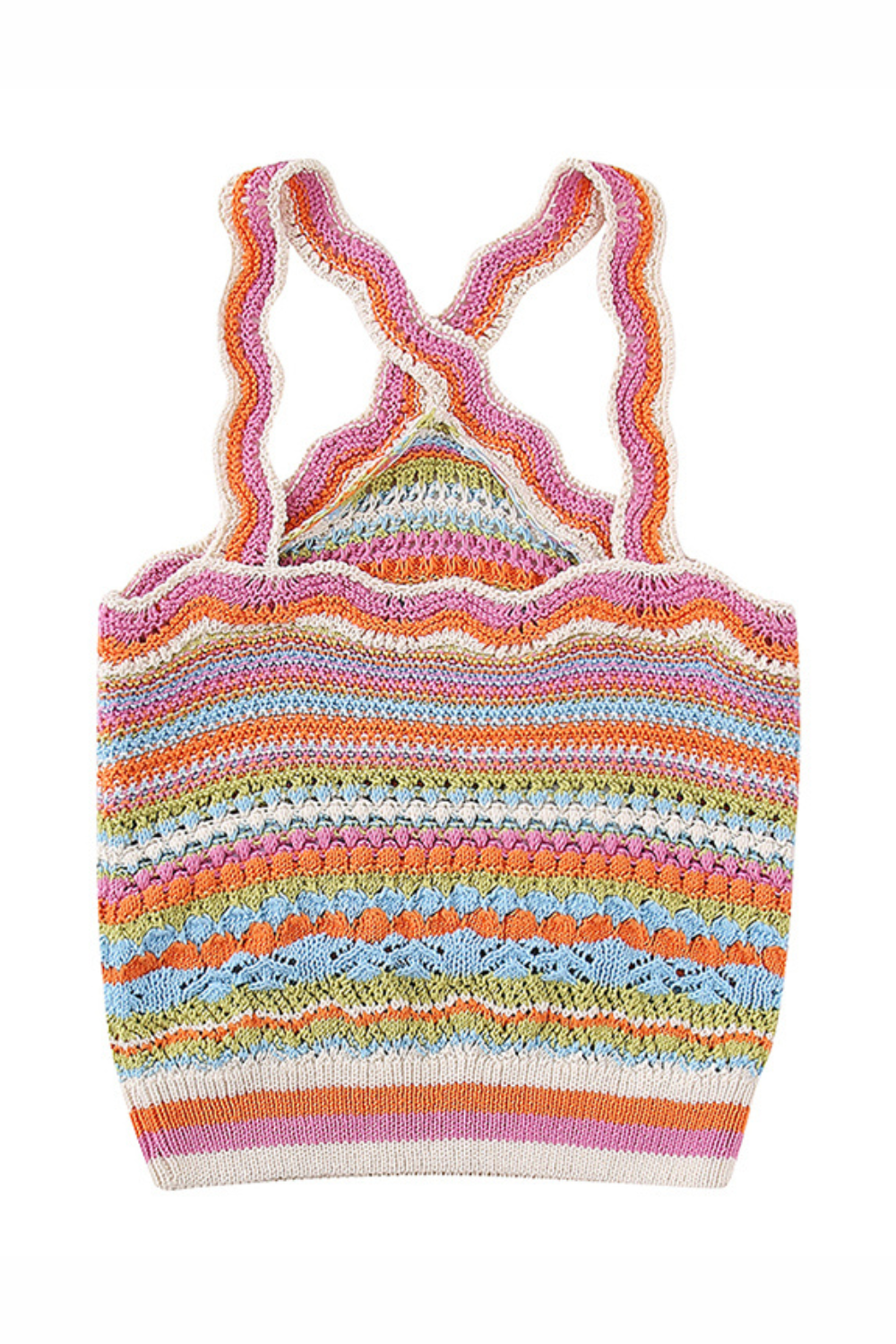 'Felicia' Halter Neck Sleeveless Knitted Top