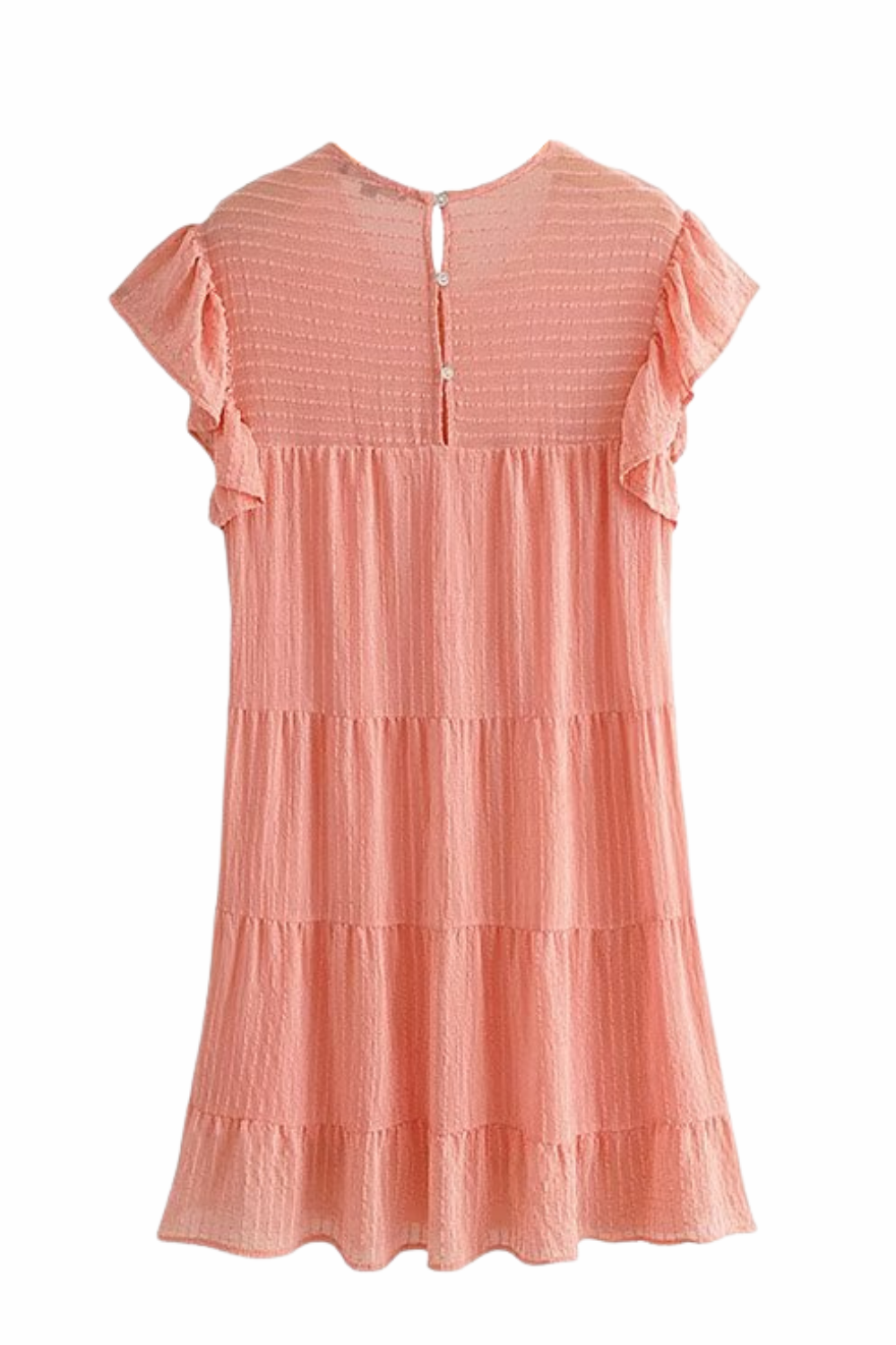 'Bella' Ruffled Sleeves Tiered Top (2 Colors)