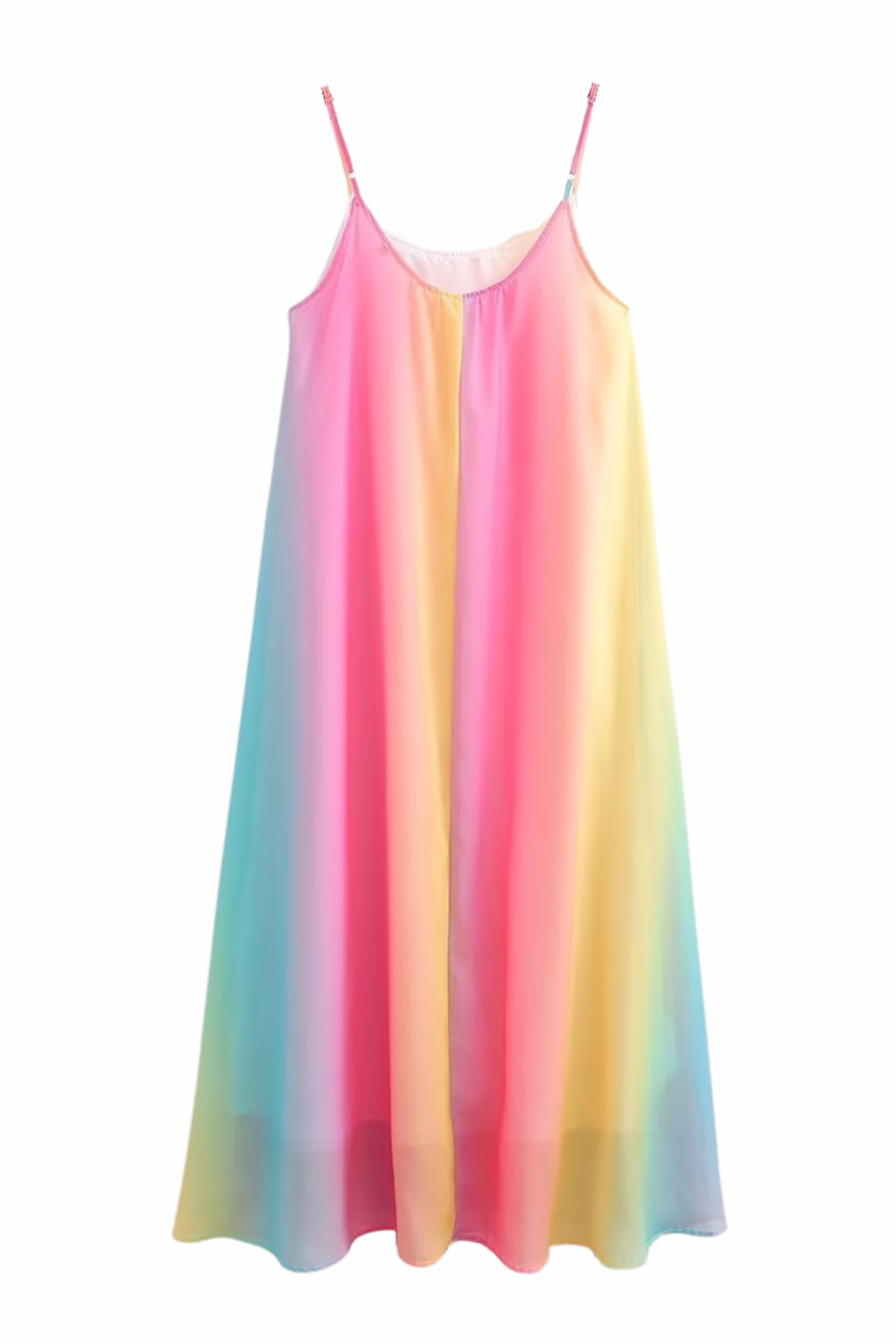 'Jamie' Sleeveless Multi-Color Gradient Dress