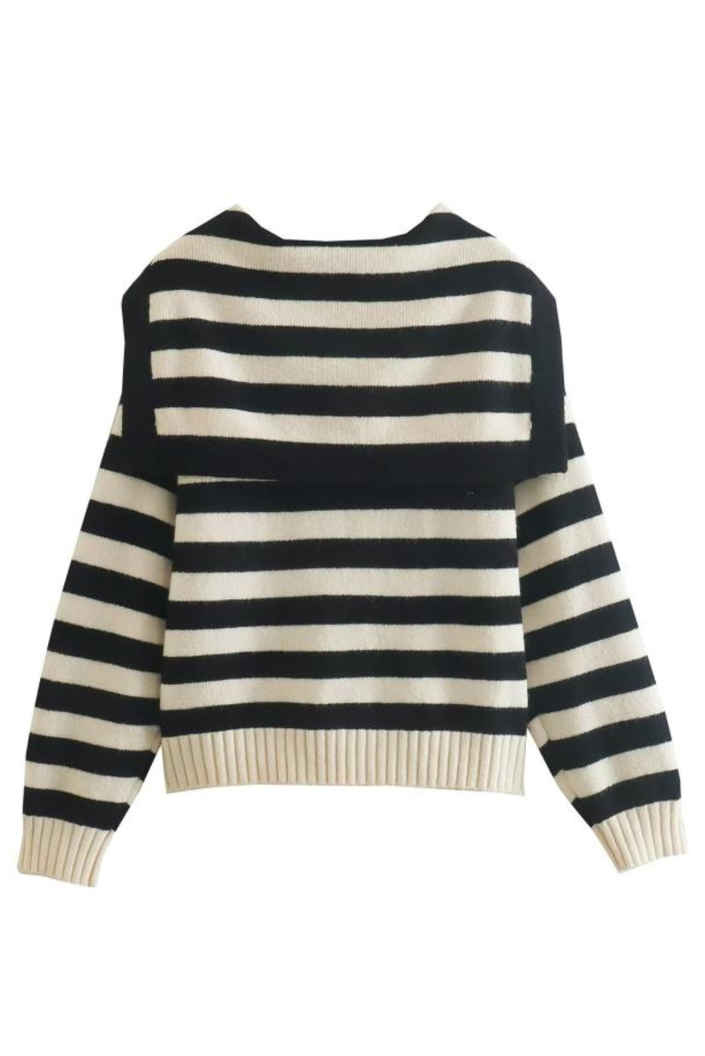 'Victoria' Striped Knit Sweater