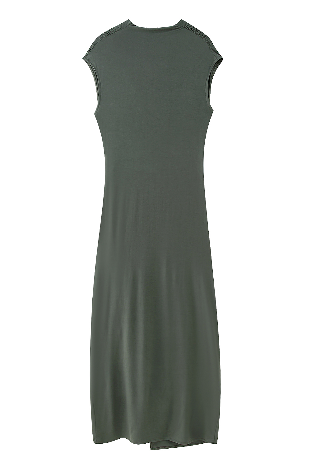 'Karen' V-Neck Sleeveless Slit Dress (3 Colors)