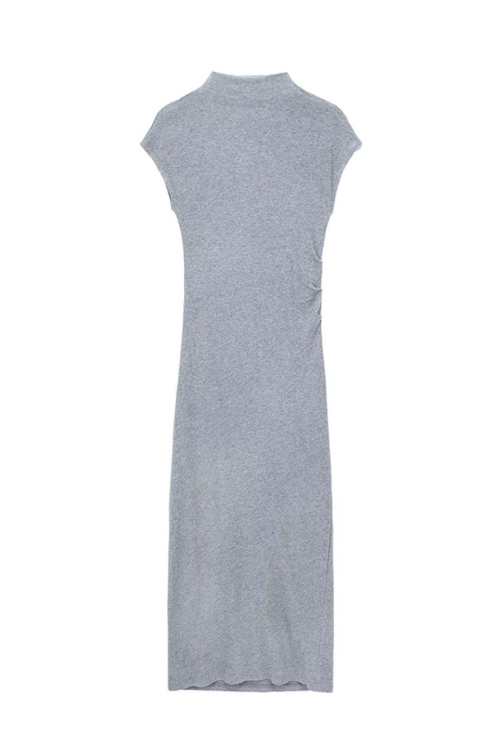 'Yaslin' High Collar Sleeveless Dress (2 Colors)