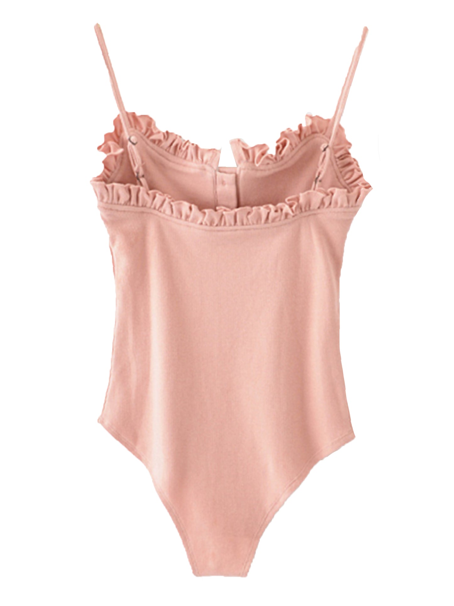 'Kacie' Ruffled Button Front Bodysuit (4 Colors)