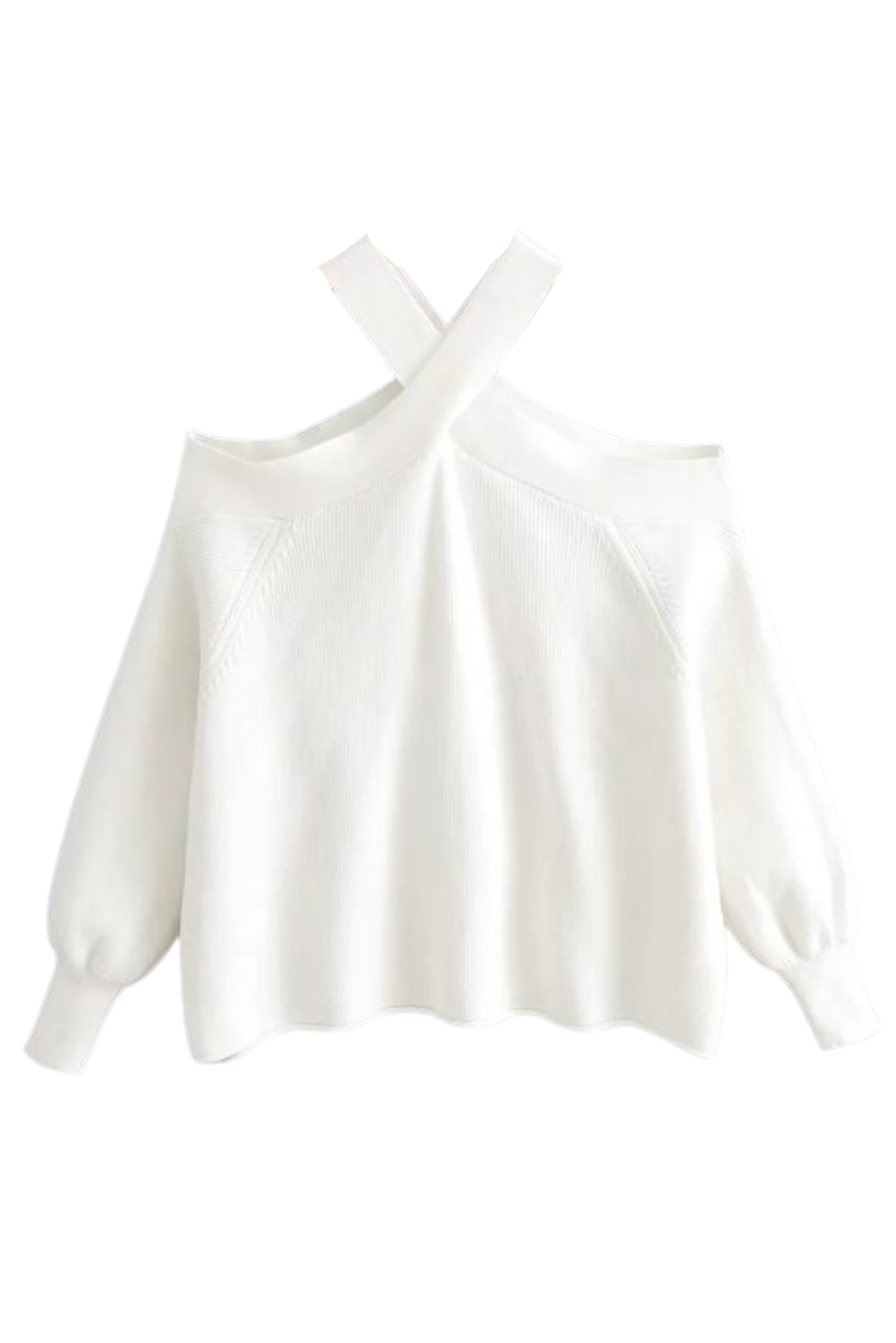 'Ferna' Halter Neck Sweater (2 Colors)