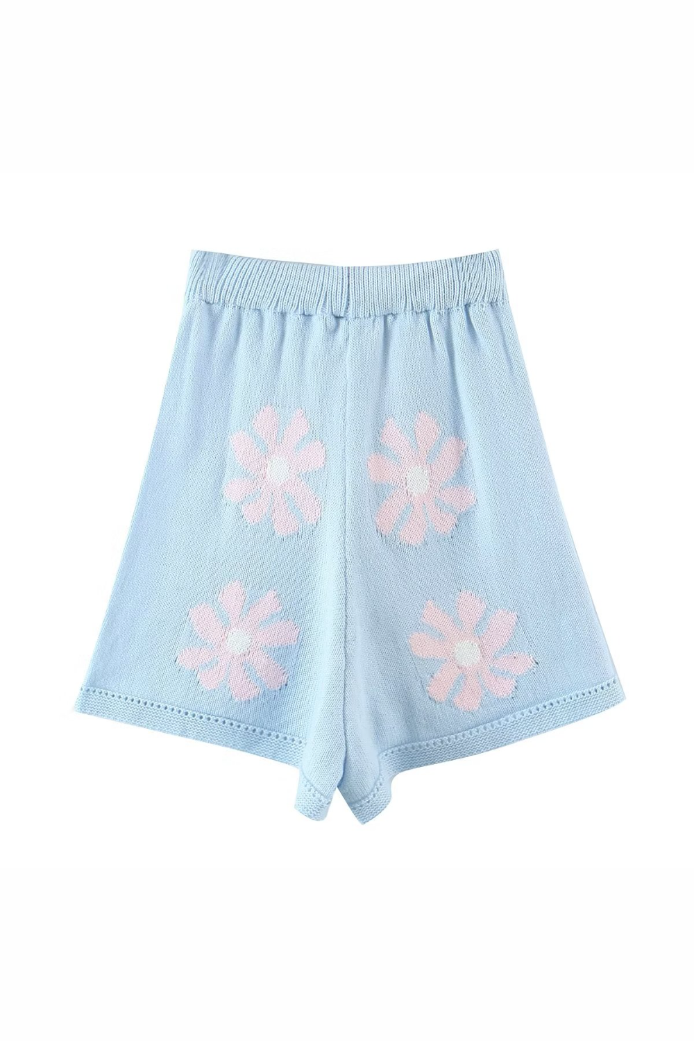 'Darcie' Floral Knitted Shorts