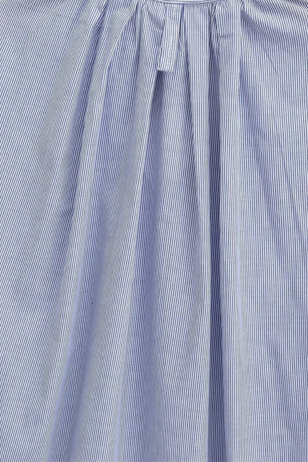 'Isla' Stripe Band Collar Shirt