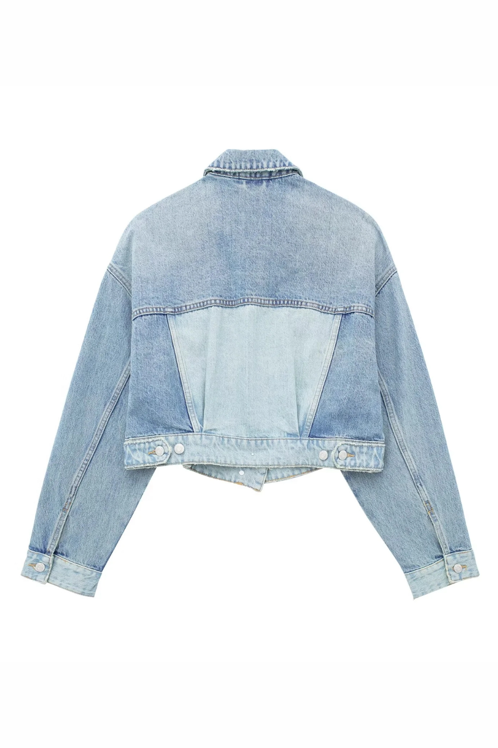 'Wilma' Collared Denim Short Jacket