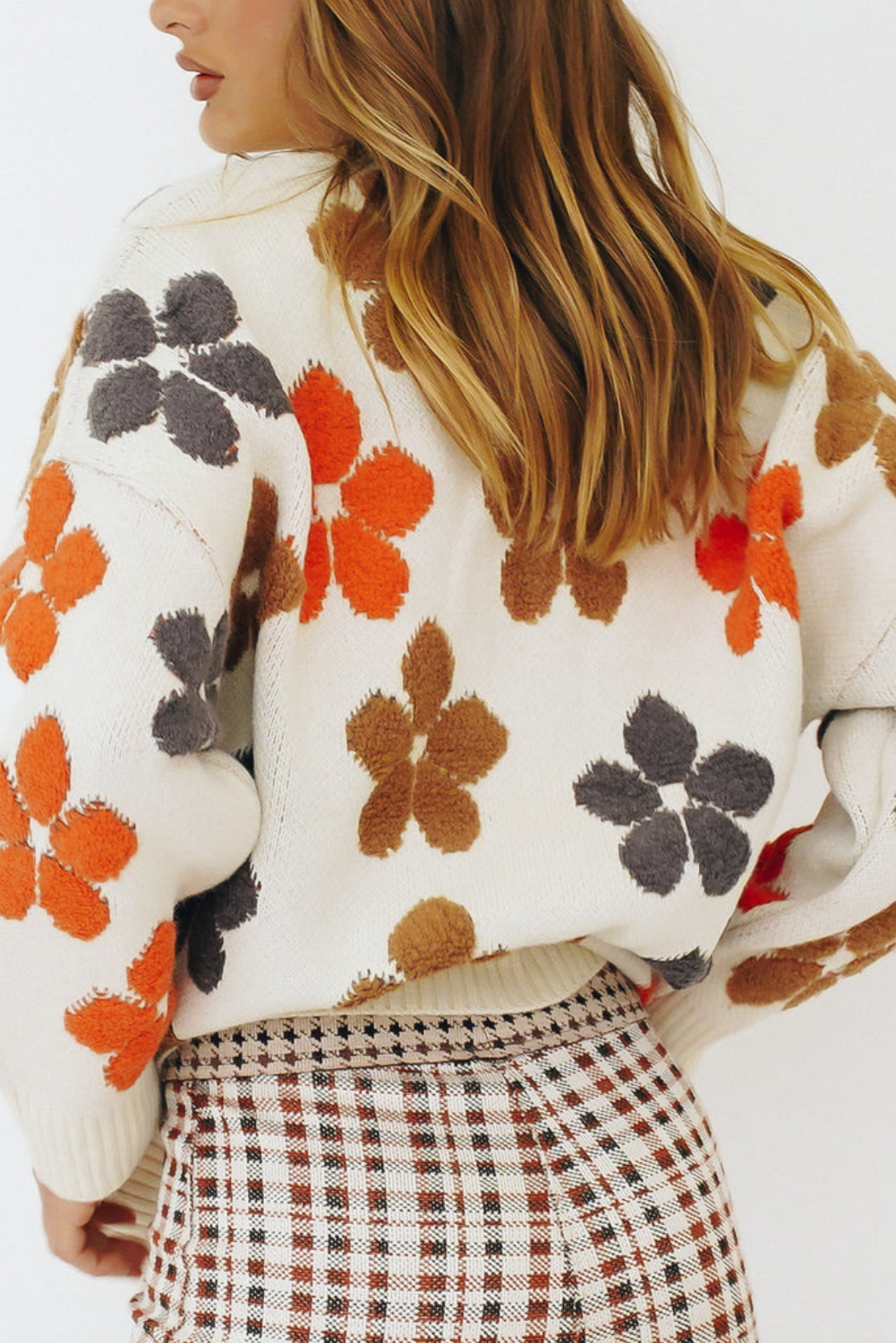 'Flora' Floral Pattern Cardigan