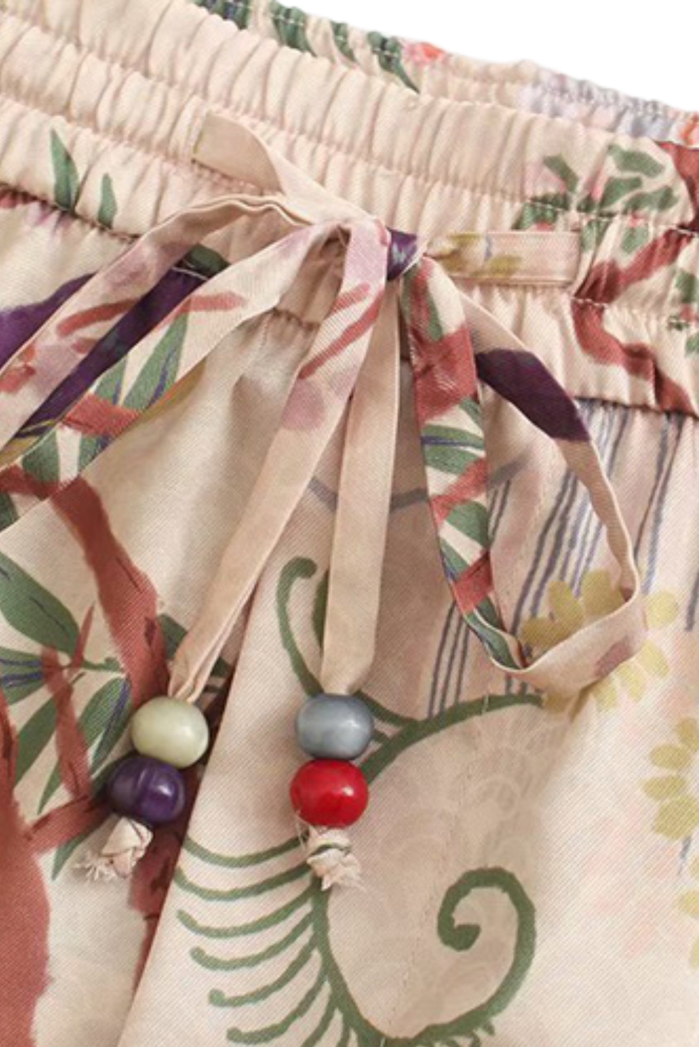 'Milani' Graphic Print Drape Pants