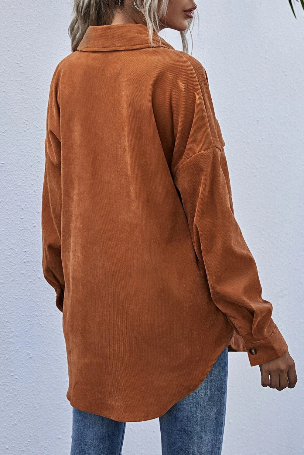 'Fernanda' Corduroy Shacket (4 COLORS)