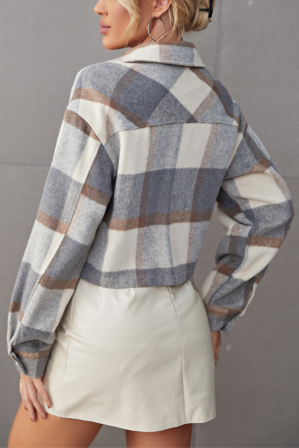 'Sonya' Woolen Shacket Coat
