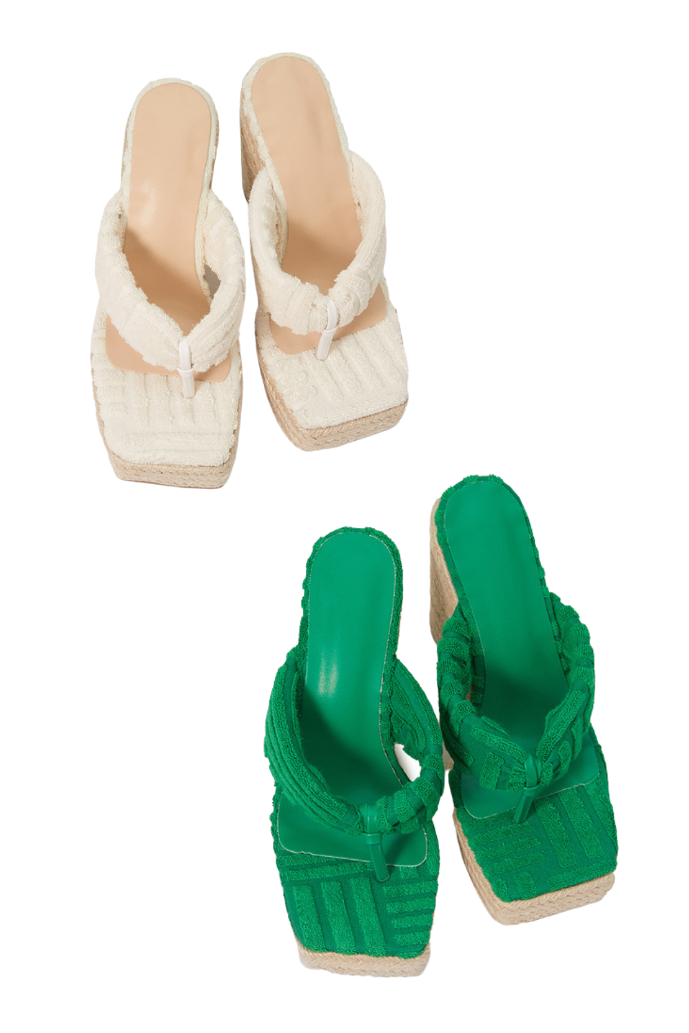 'Cathy' Espadrilles Wedge Sandals (2 Colors)