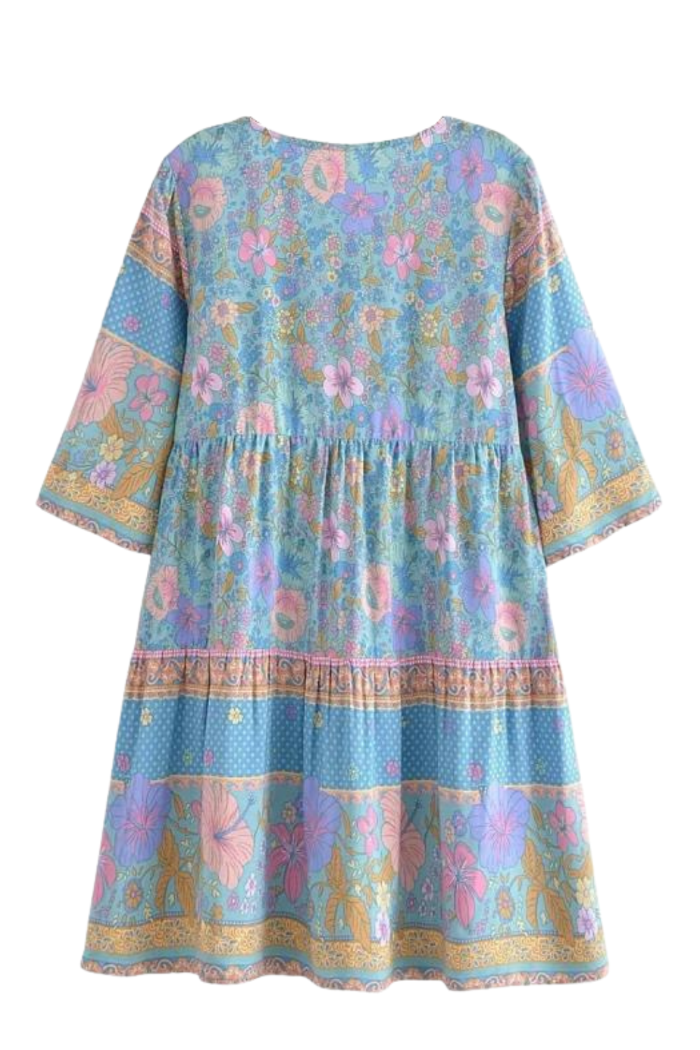 'Julia' Floral V-Neck Dress (2 Colors)