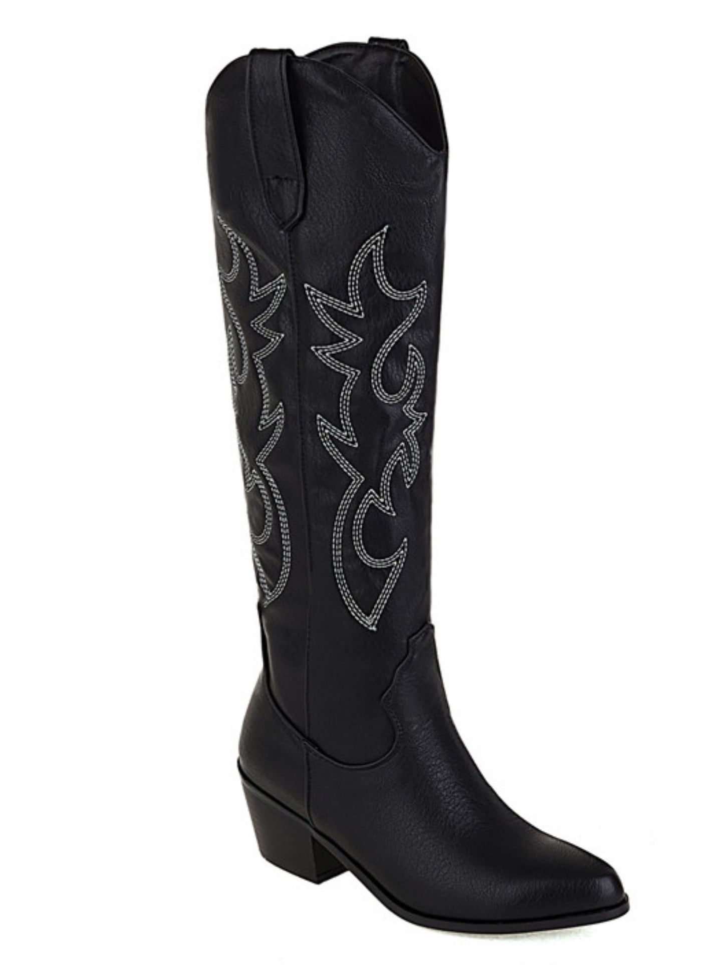 'Wesley' Knee High Cowboy Boots (4 Colors)