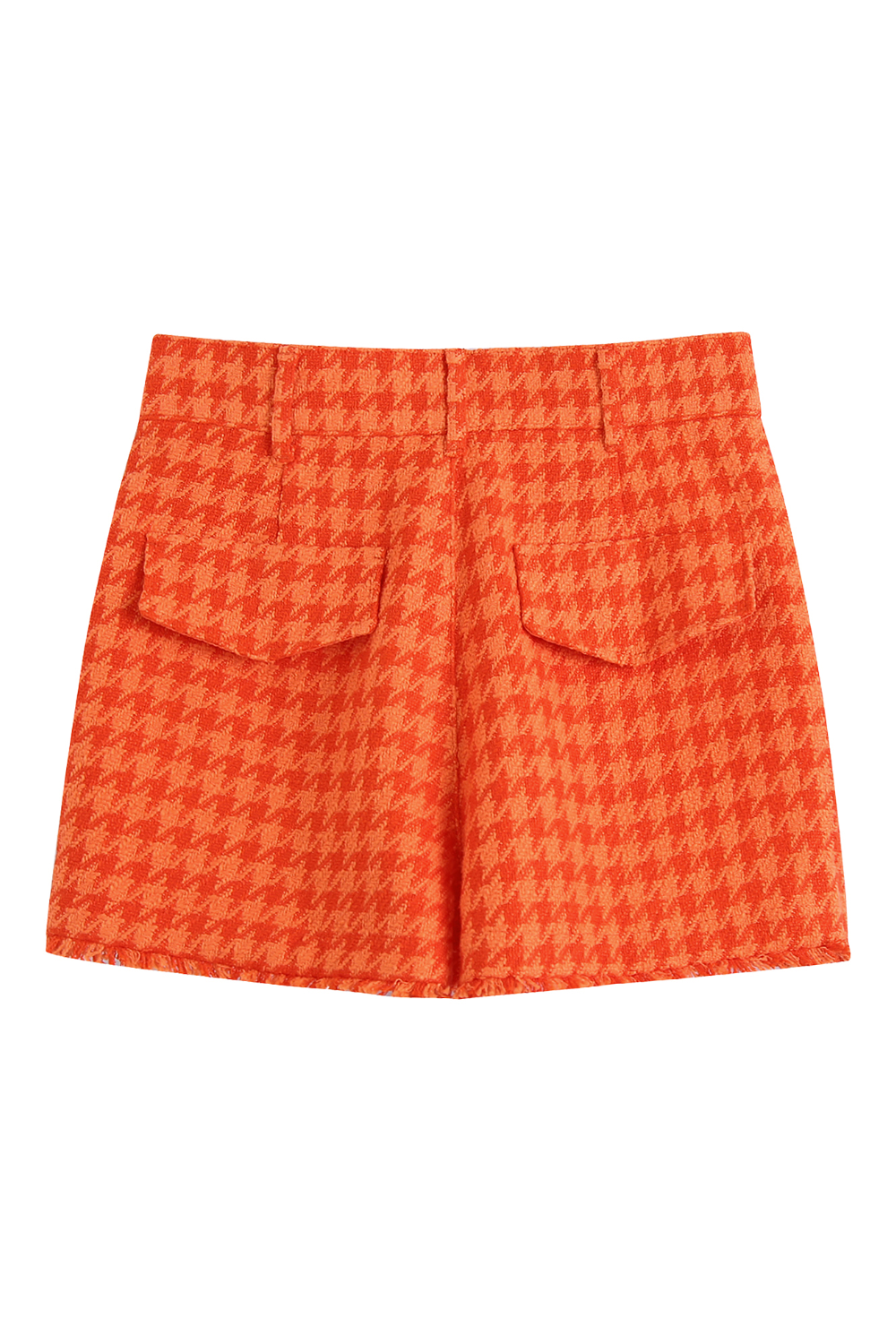 'Daryl' Houndstooth High Waist Shorts