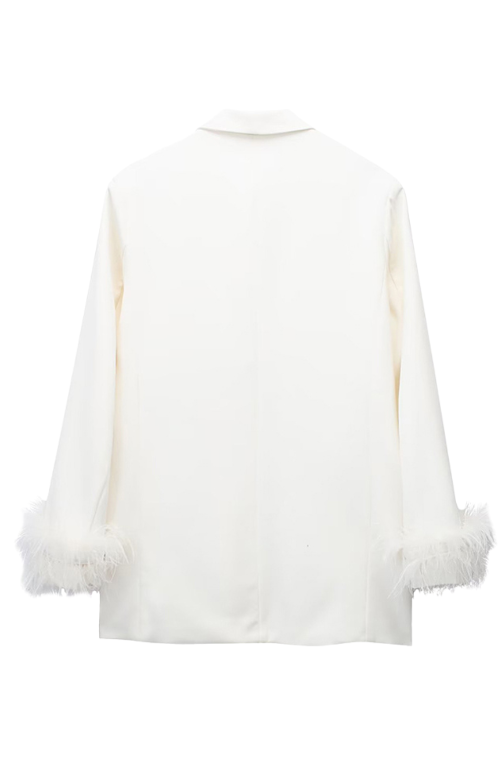 'Nicole' Feathered Cuff Blazer (2 Colors)