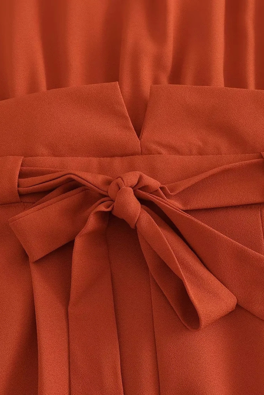 'Izel' V-Neck Waist Belt Jumpsuit