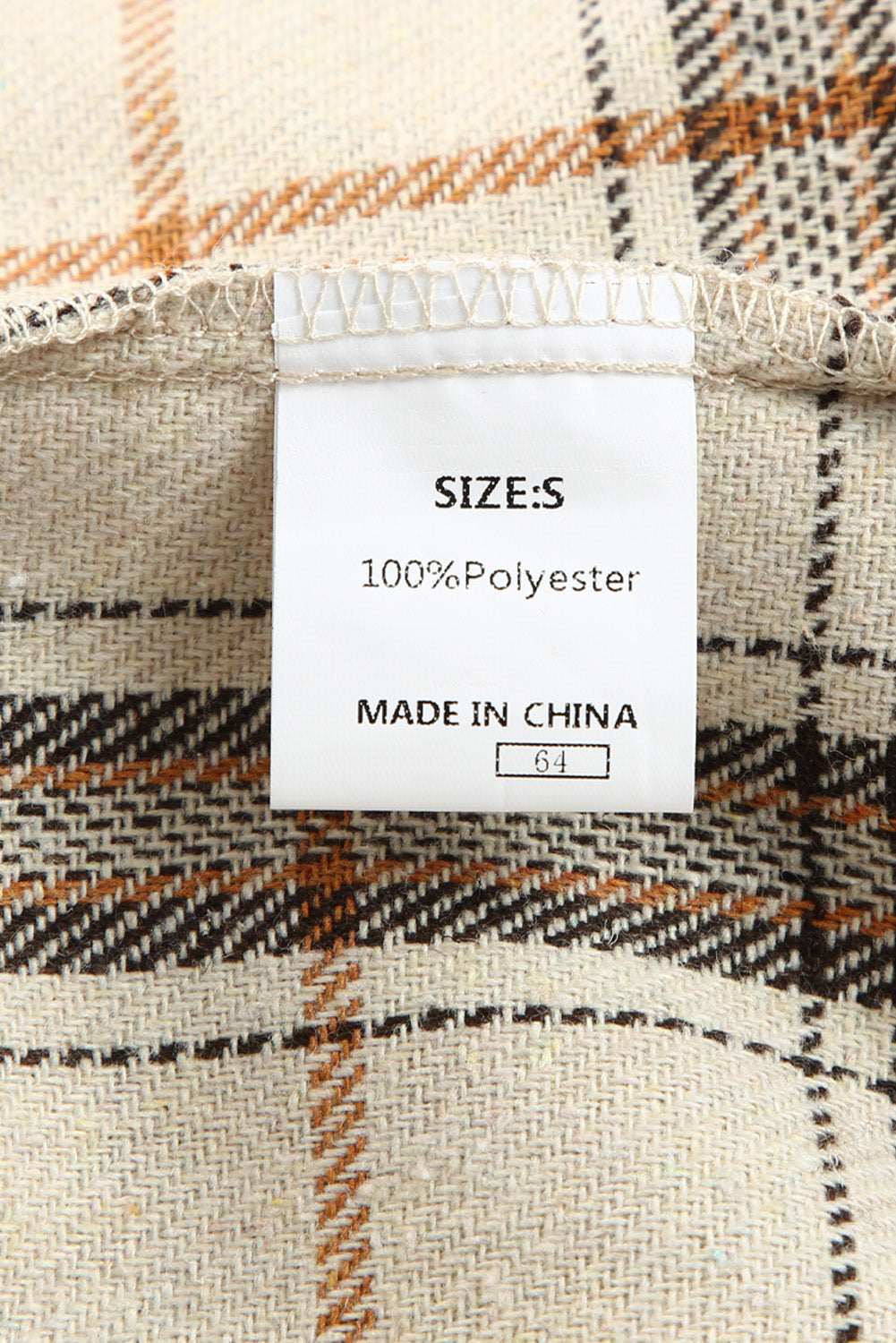 'Florence' Plaid Contrast Corduroy Shacket