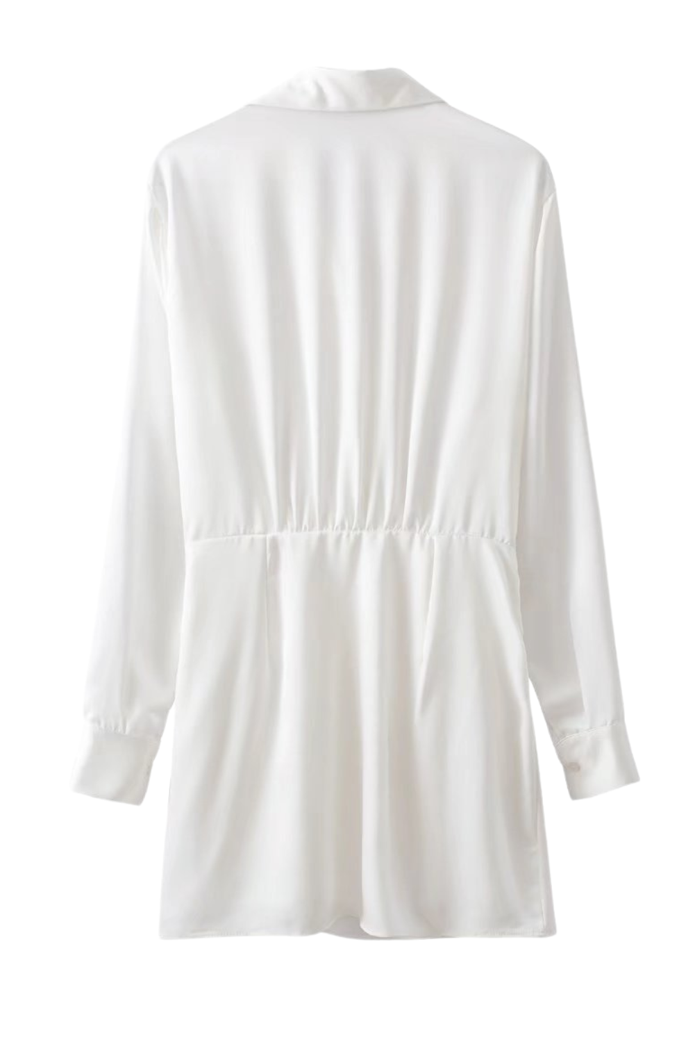 'Bria' Collared Silky Short Dress (7 Colors)