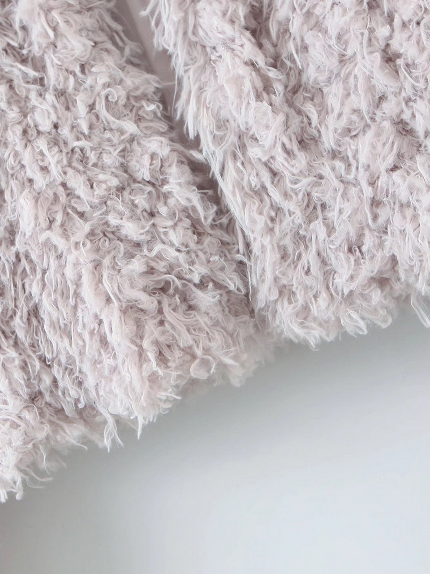 'Katrina' Fluffy Soft Open Jacket