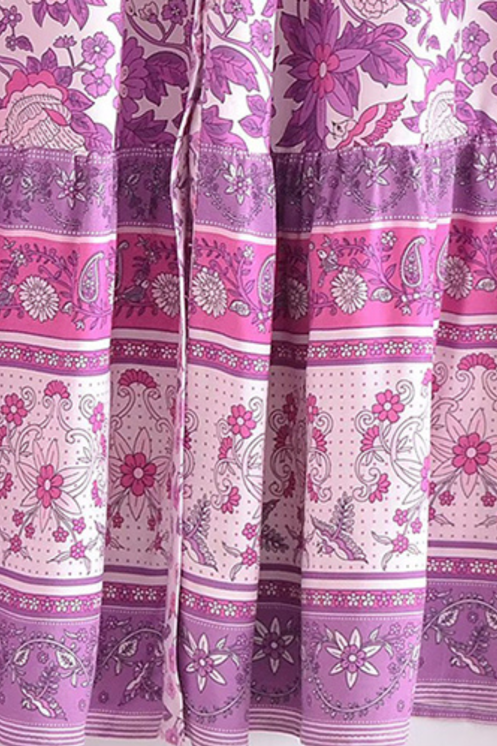 'Cameron' Floral V-Neck Buttoned Dress (2 Colors)