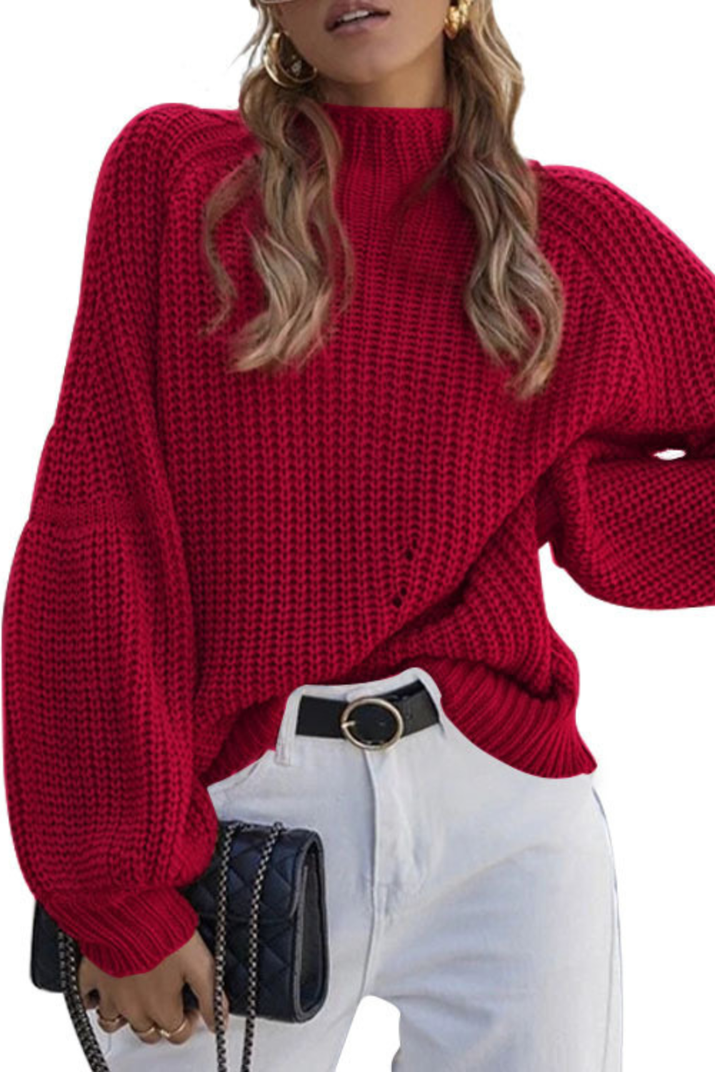 'Lyca' Knitted Turtleneck Sweater (7 COLORS)