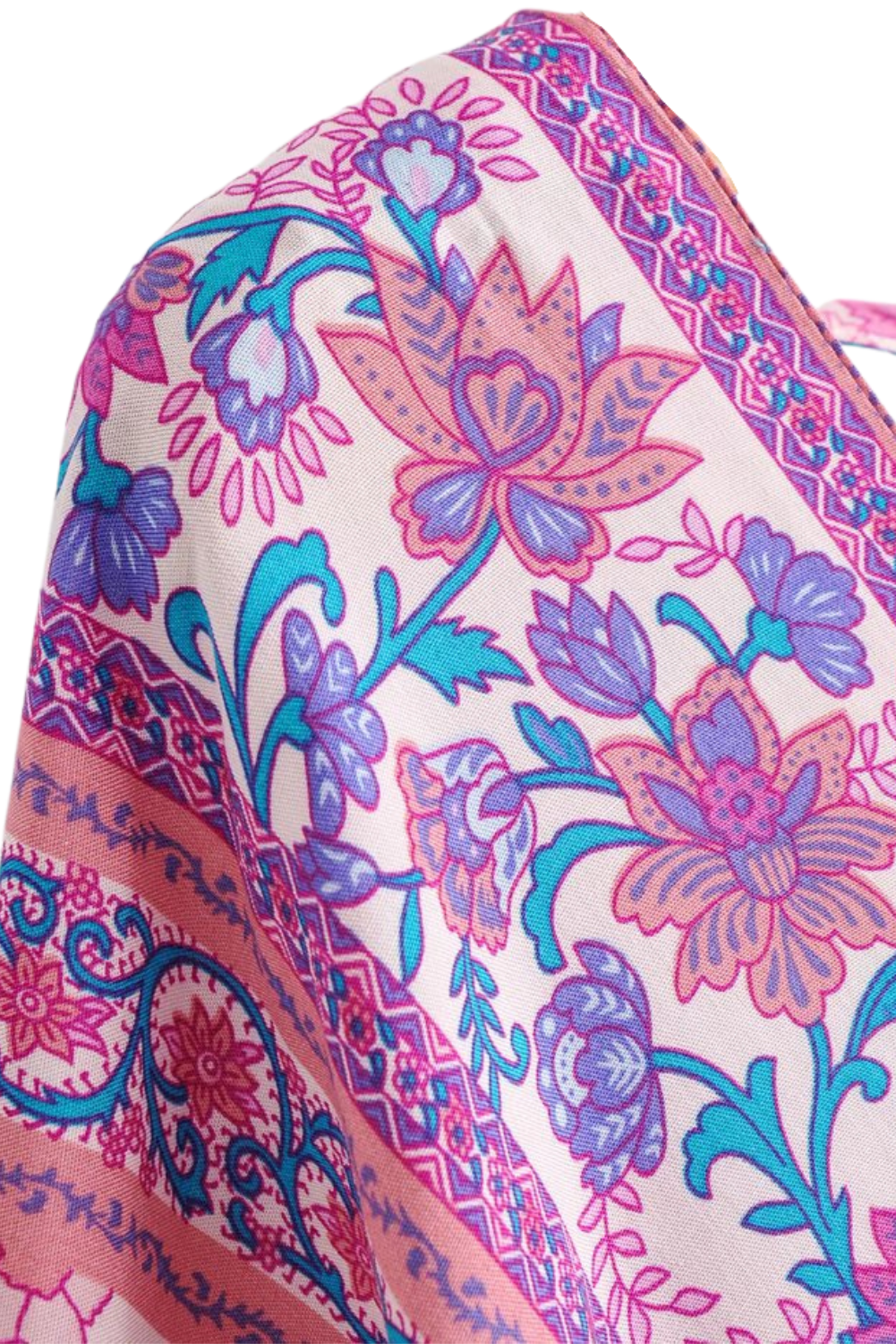 'Wanda' V-Neck Floral Printed Dress