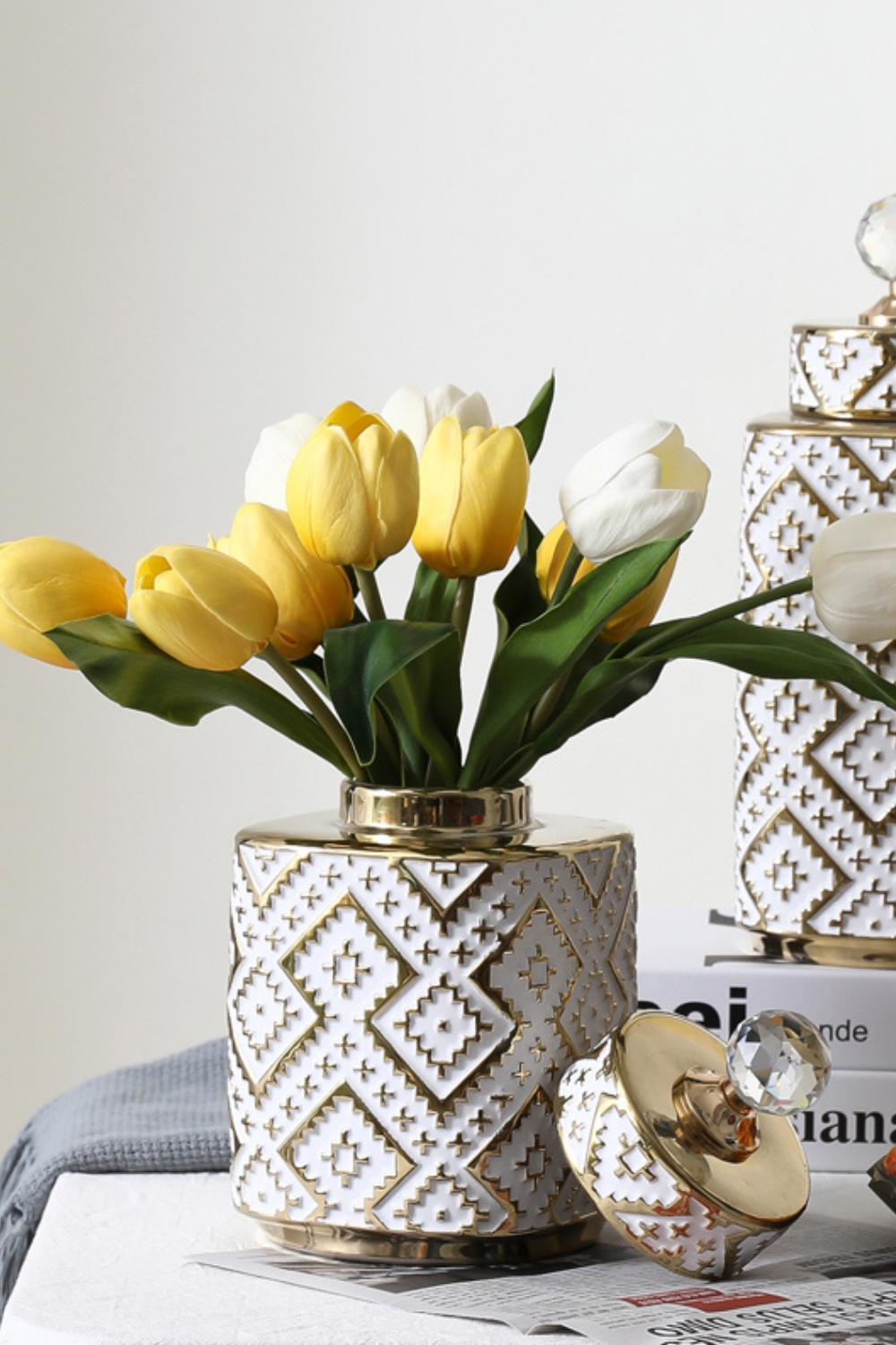 'Heloise' Ceramic Home Decor Storage Jar (3 Styles)