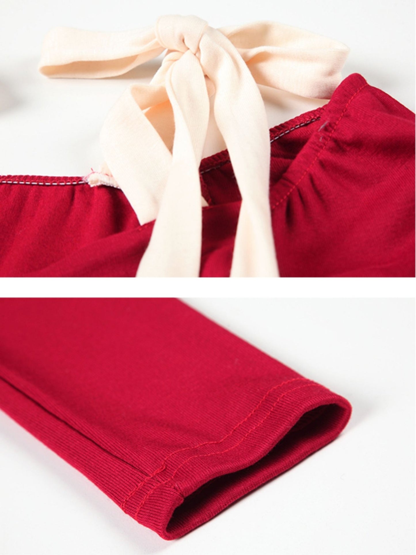 'Londyn' Ribbon Strp Long Sleeves Dress with Slit (2 Colors)