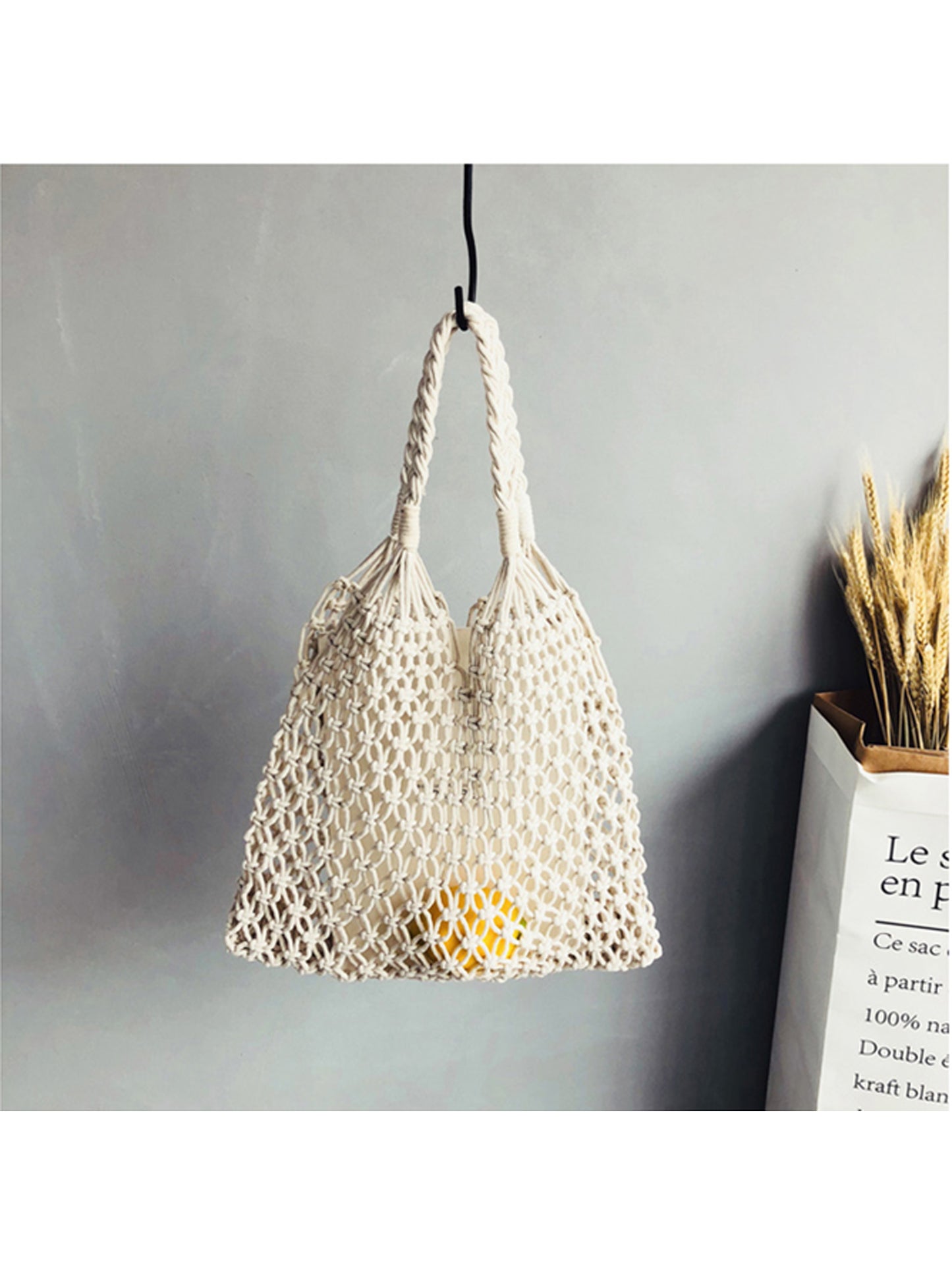 'Sherry' Net Braided Handbag (2 Colors)