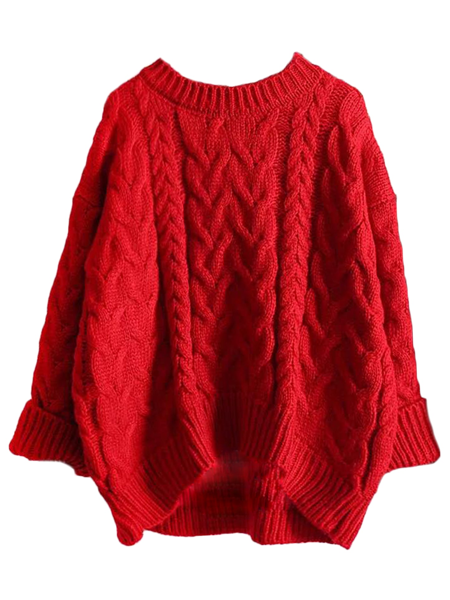 'Katelyn' Crewneck Knitted Sweater (4 Colors)