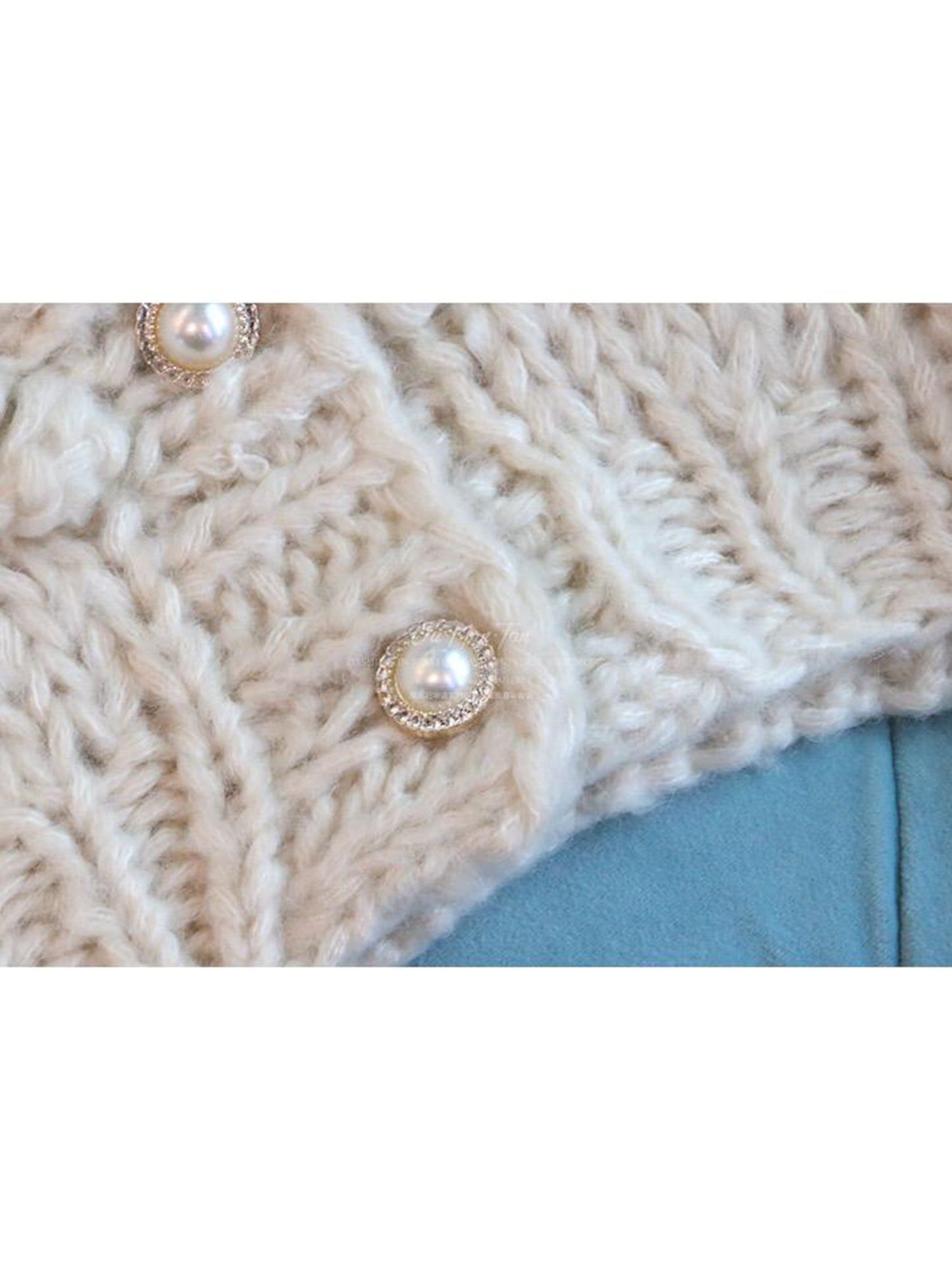 'Laura' Floral Embroidered Pom Pom Cardigan