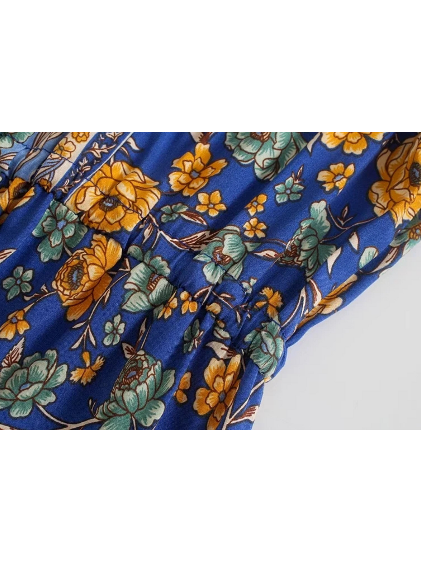 'Laney' Floral Printed Front Tied Mini Dress