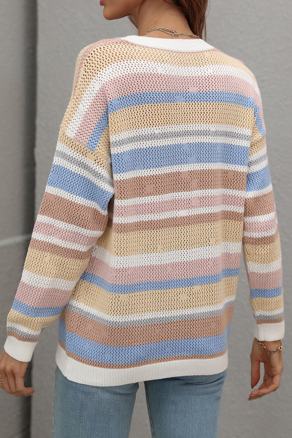 'Reese' Crewneck Color Block Sweater (3 Colors)