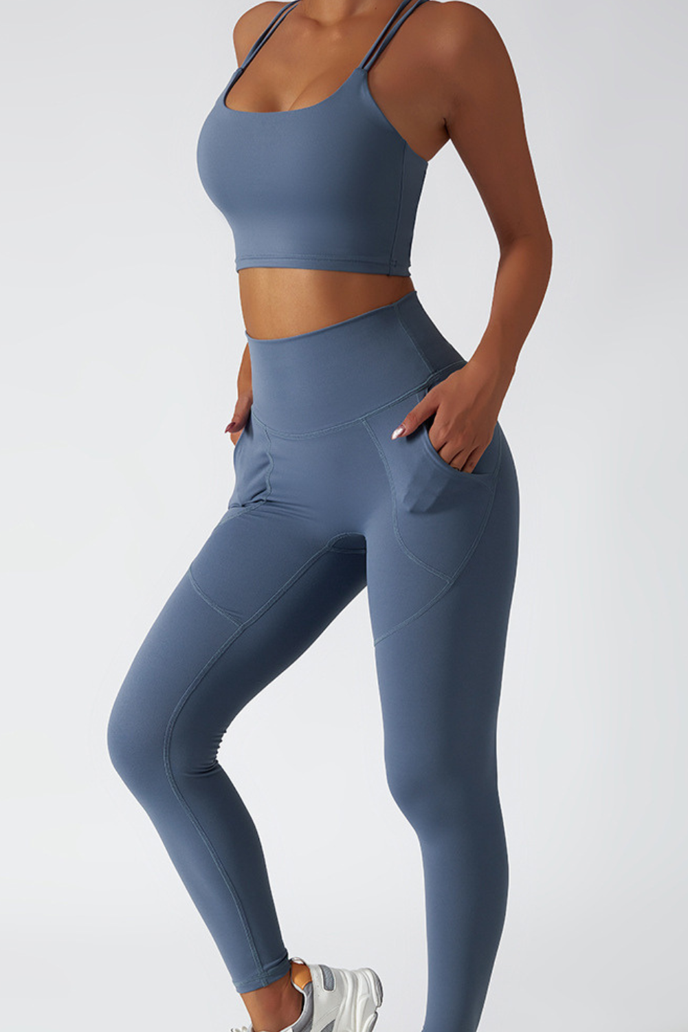 'Della' Yoga Bra & High-Waist Legging Set (6 Colors)