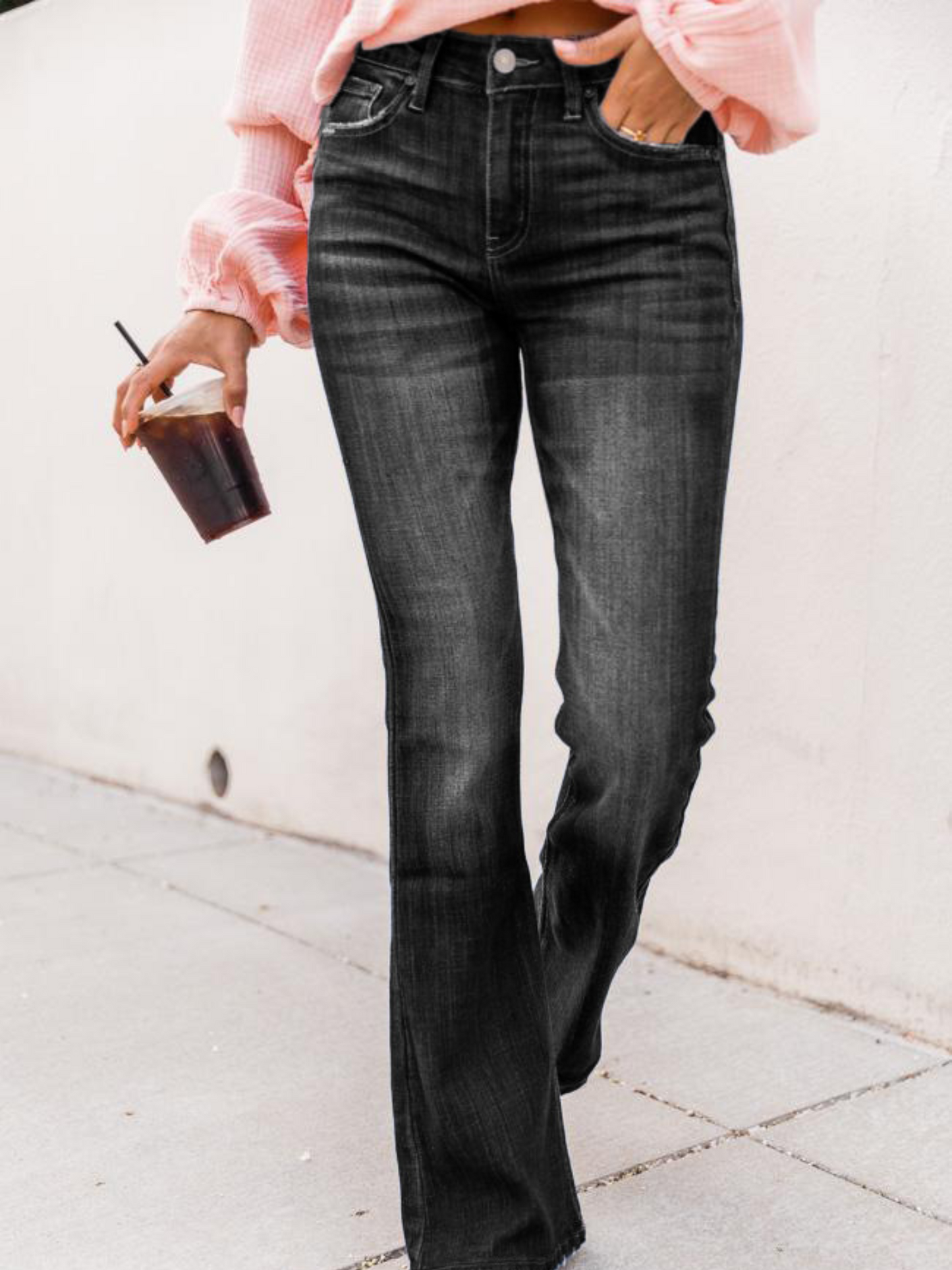 'Chloe' High-Waisted Flared Jeans (3 Colors)