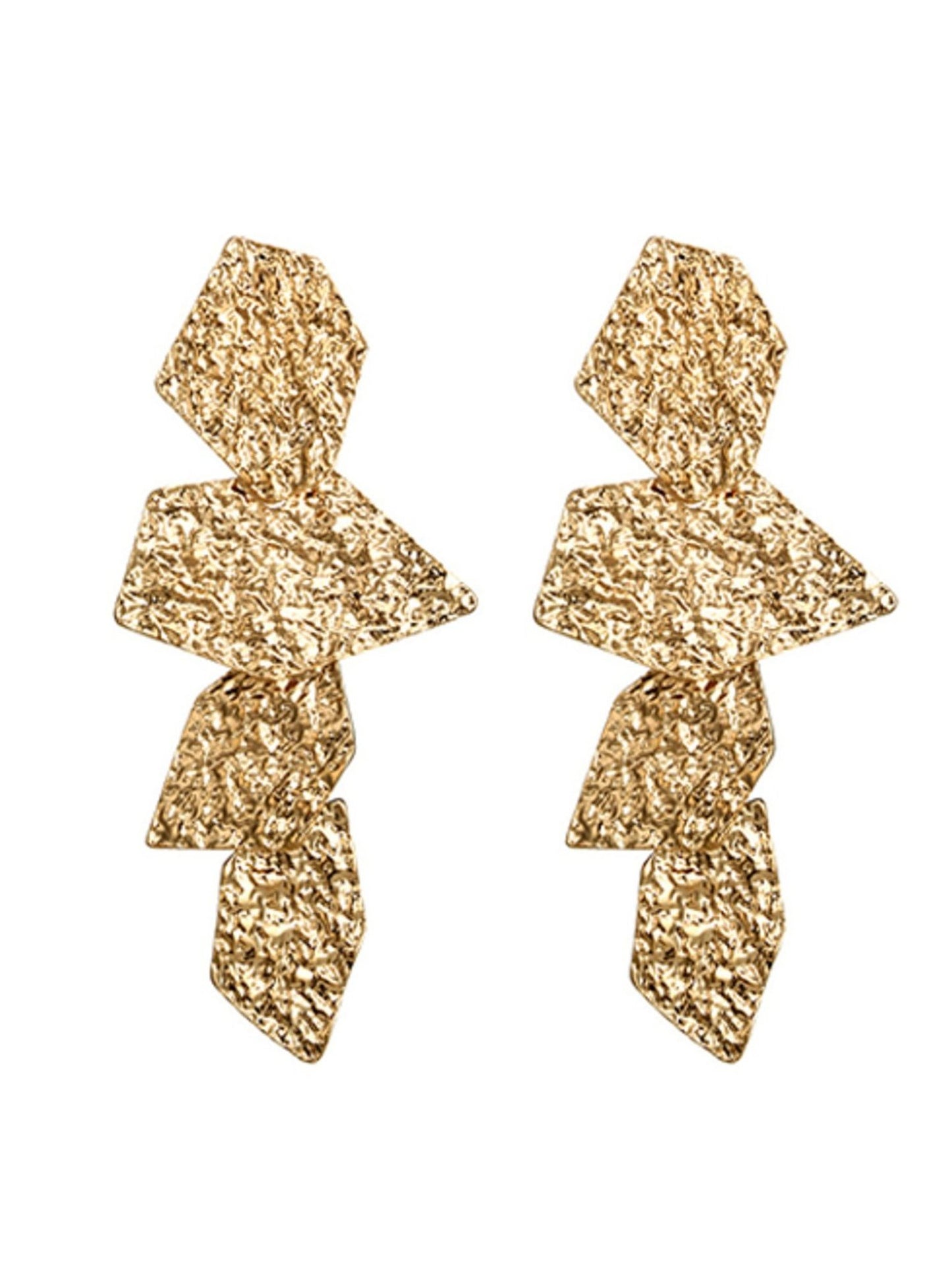 'Constance' Irregular Geometry Drop Earrings (2 colors)