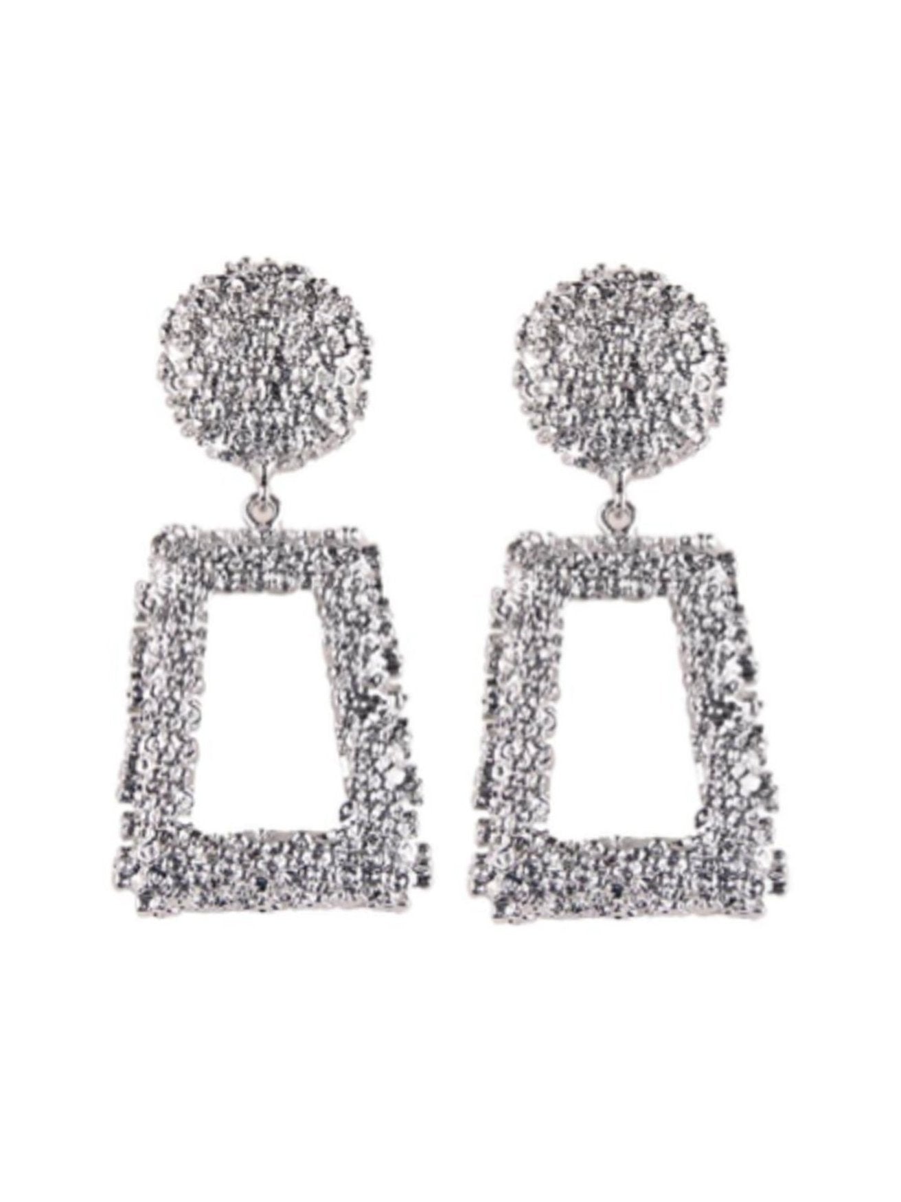 'Bertha' Rectangle Drop Earrings (2 colors)