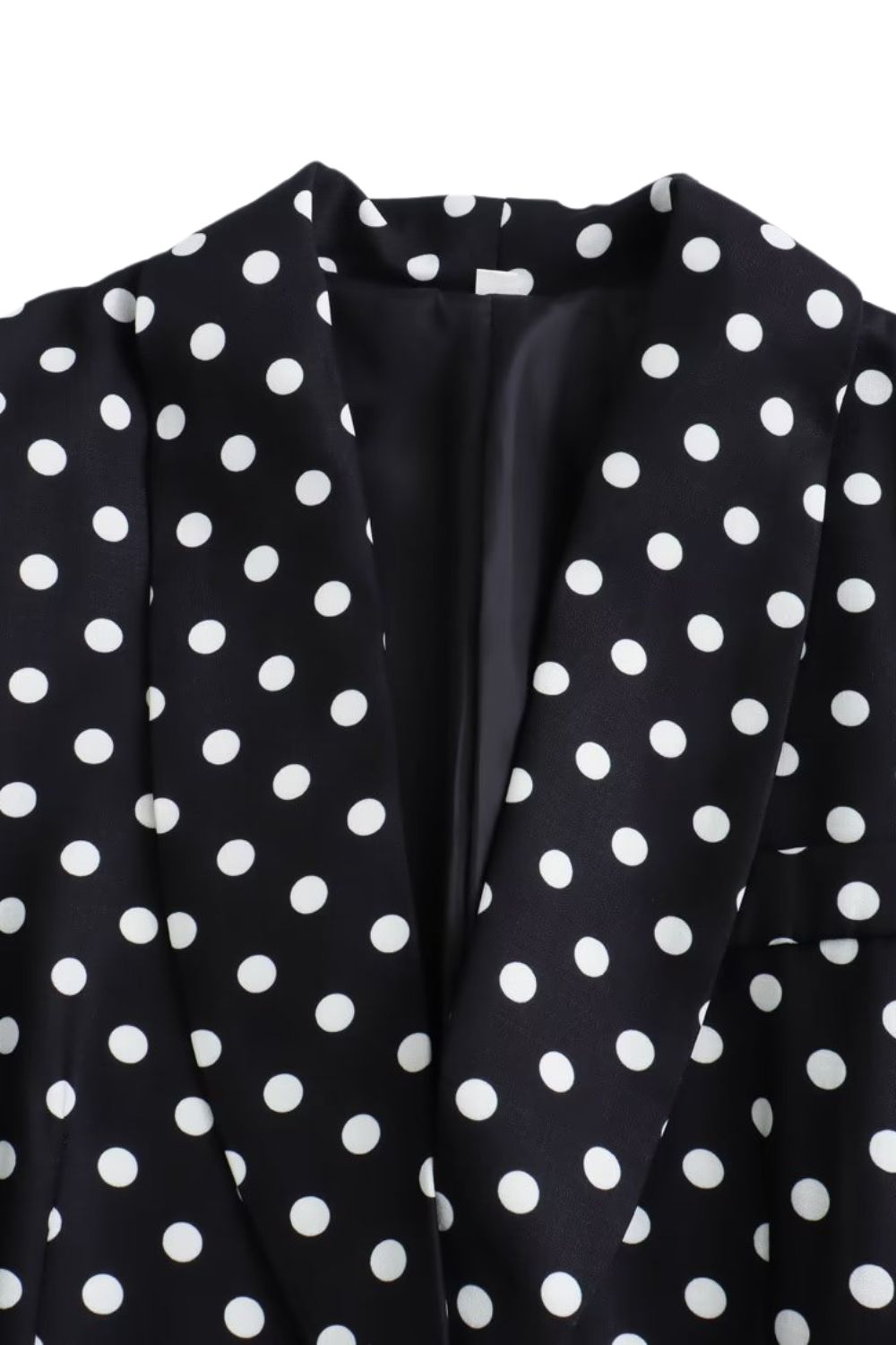 ‘Amelia’ Polka Dot Blazer & High-Waist Pants Suit Set (Sold Separately)